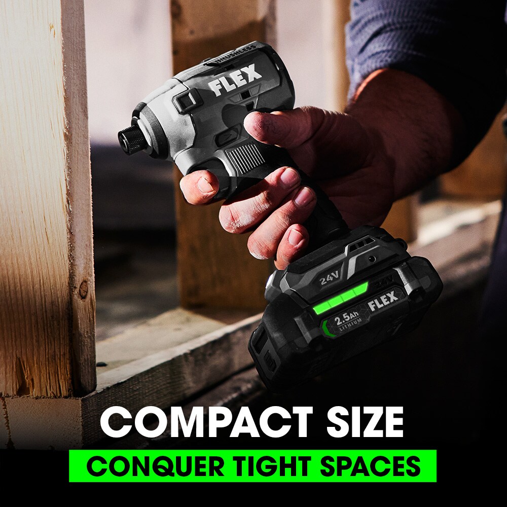 FLEX 24-Volt 4-Tool Combo Kit (DD/ID/RS/OMT/2x2.5Ah)