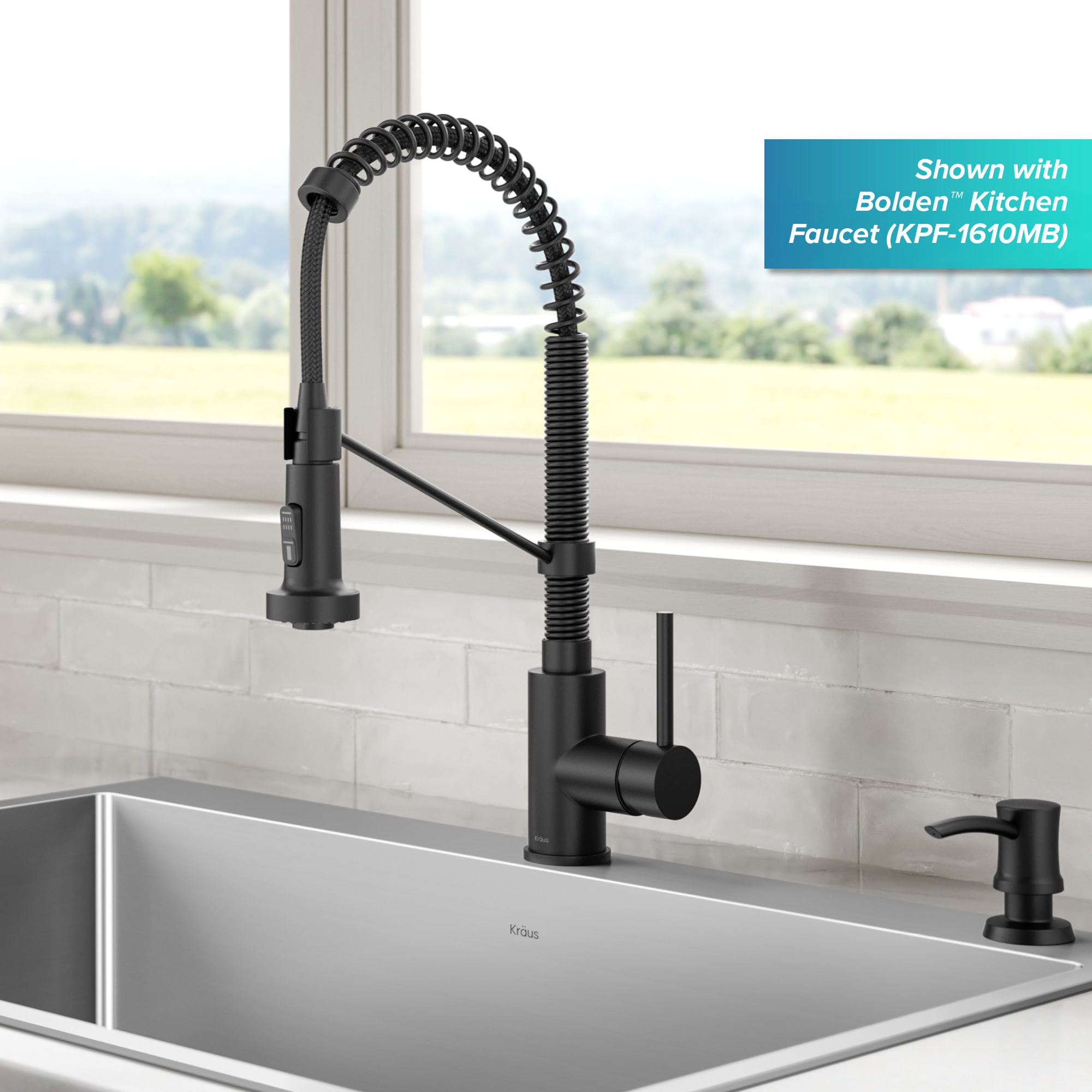 Kraus KSD-54MB Soap-Lotion-Dispensers - View #4