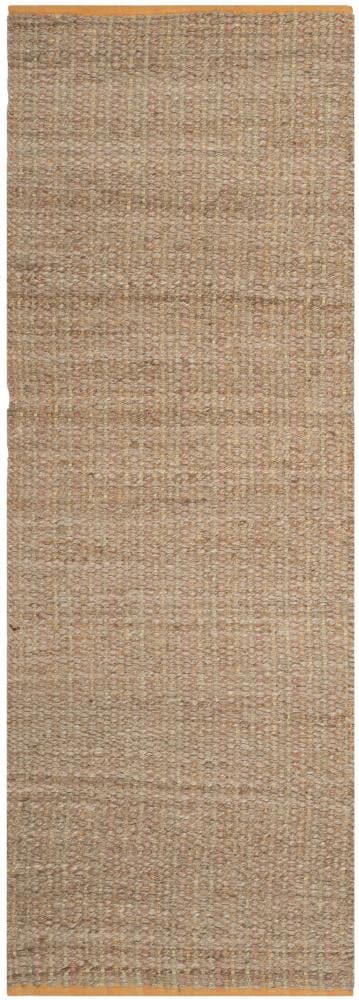 Safavieh CAP811D-28 Cape Cod Cardiff 2 x 8 (ft) Jute Natural Rectangular Indoor Solid Coastal Runner rug