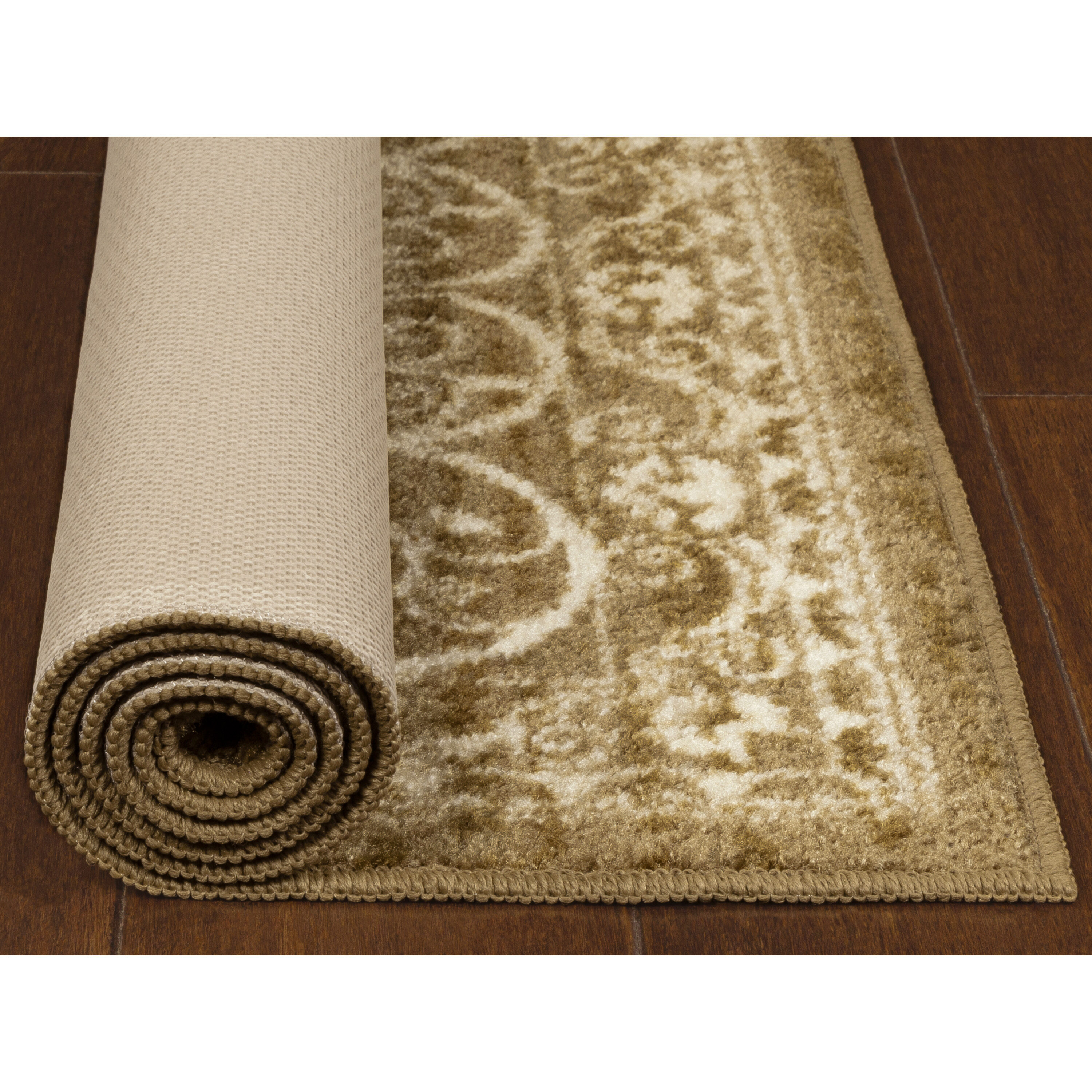 Maples Rugs 5 X 7 (ft) Khaki Indoor Medallion Persian Area Rug In The ...