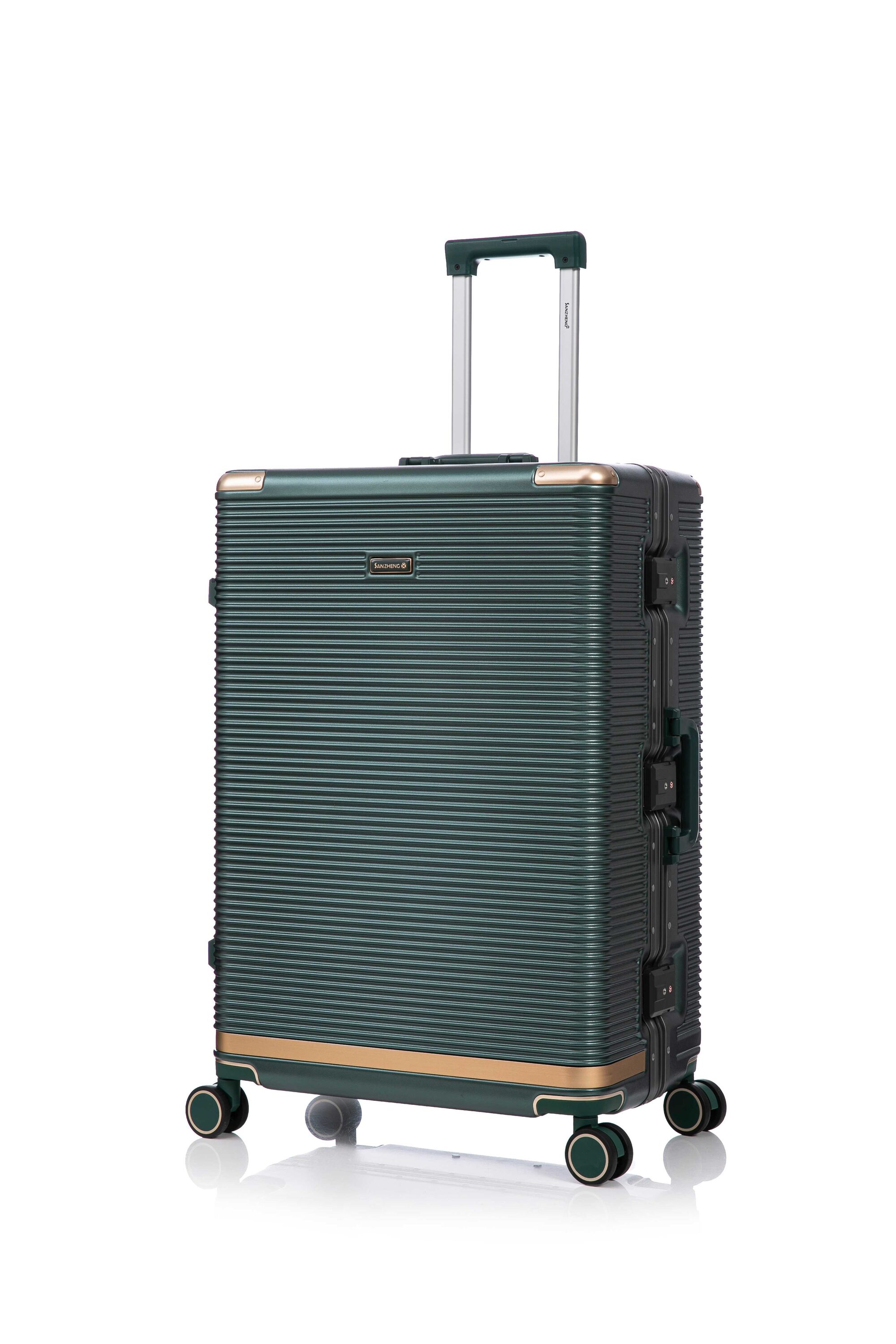 Arccaptain Luggage set PC+aluminum 20 24 28 inch three models set ...