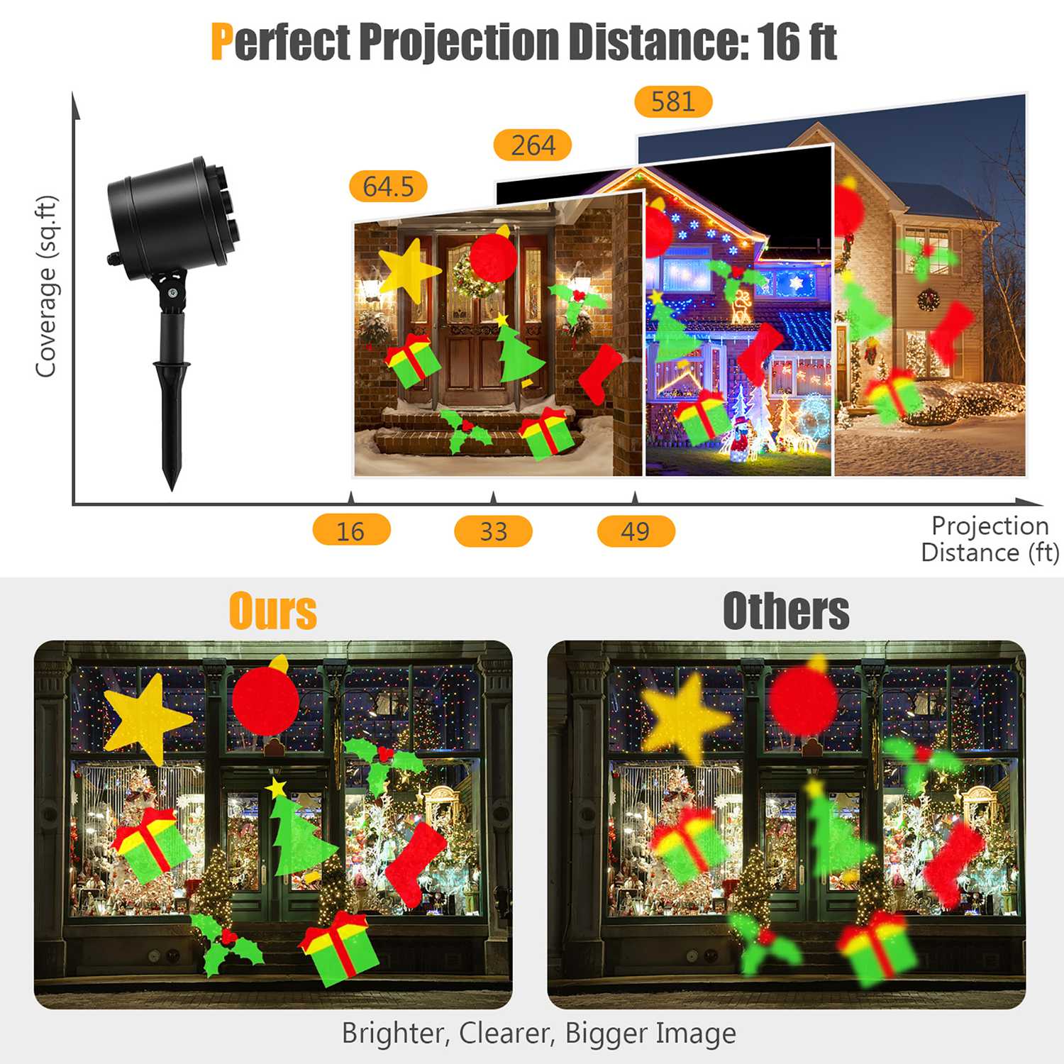 Costway CSHY000507 Christmas-Light-Show-Projectors - View #5