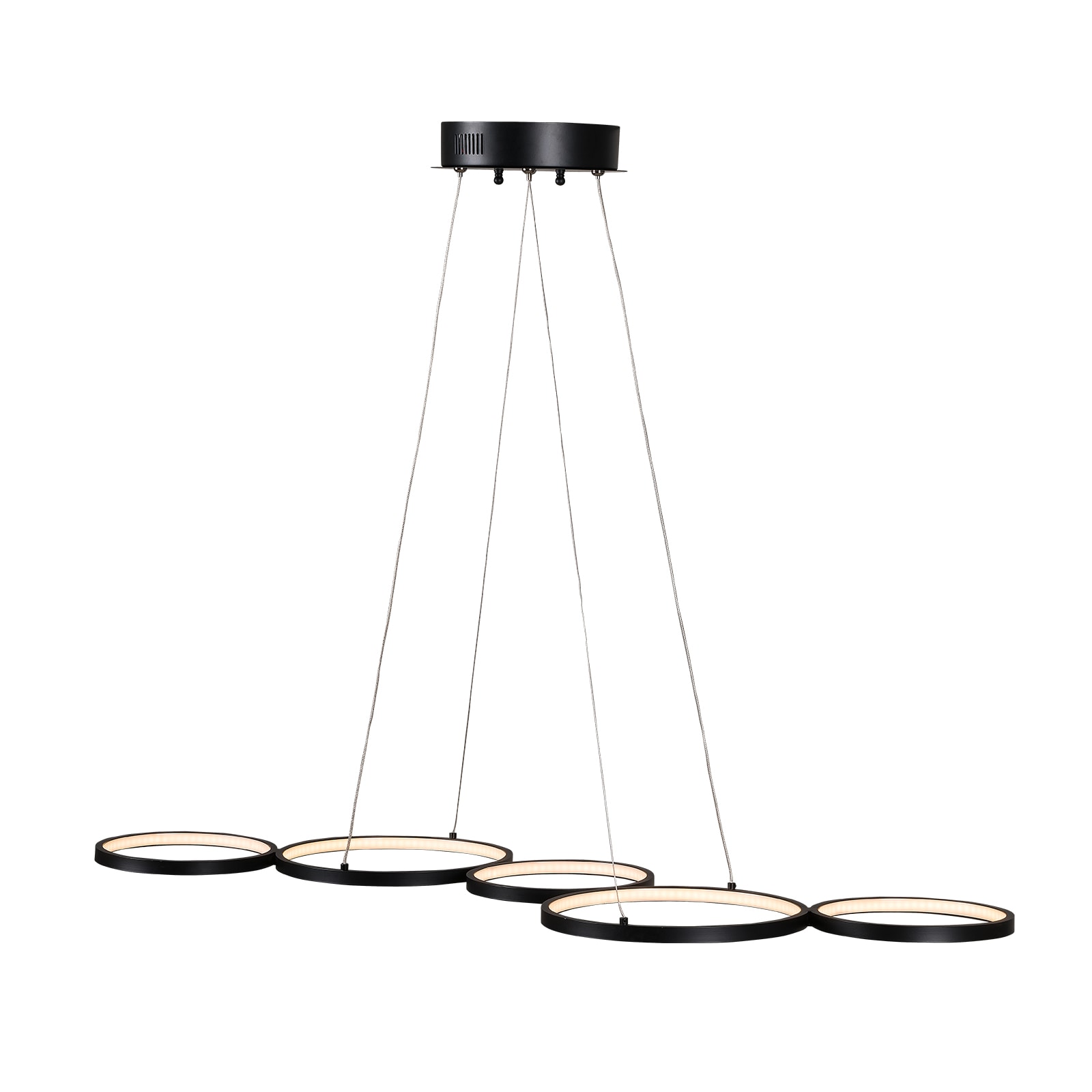 Forclover ALHH-495CDL ALHH-495CDL 5 -Light Black Modern/contemporary Linear Large Hanging Pendant light