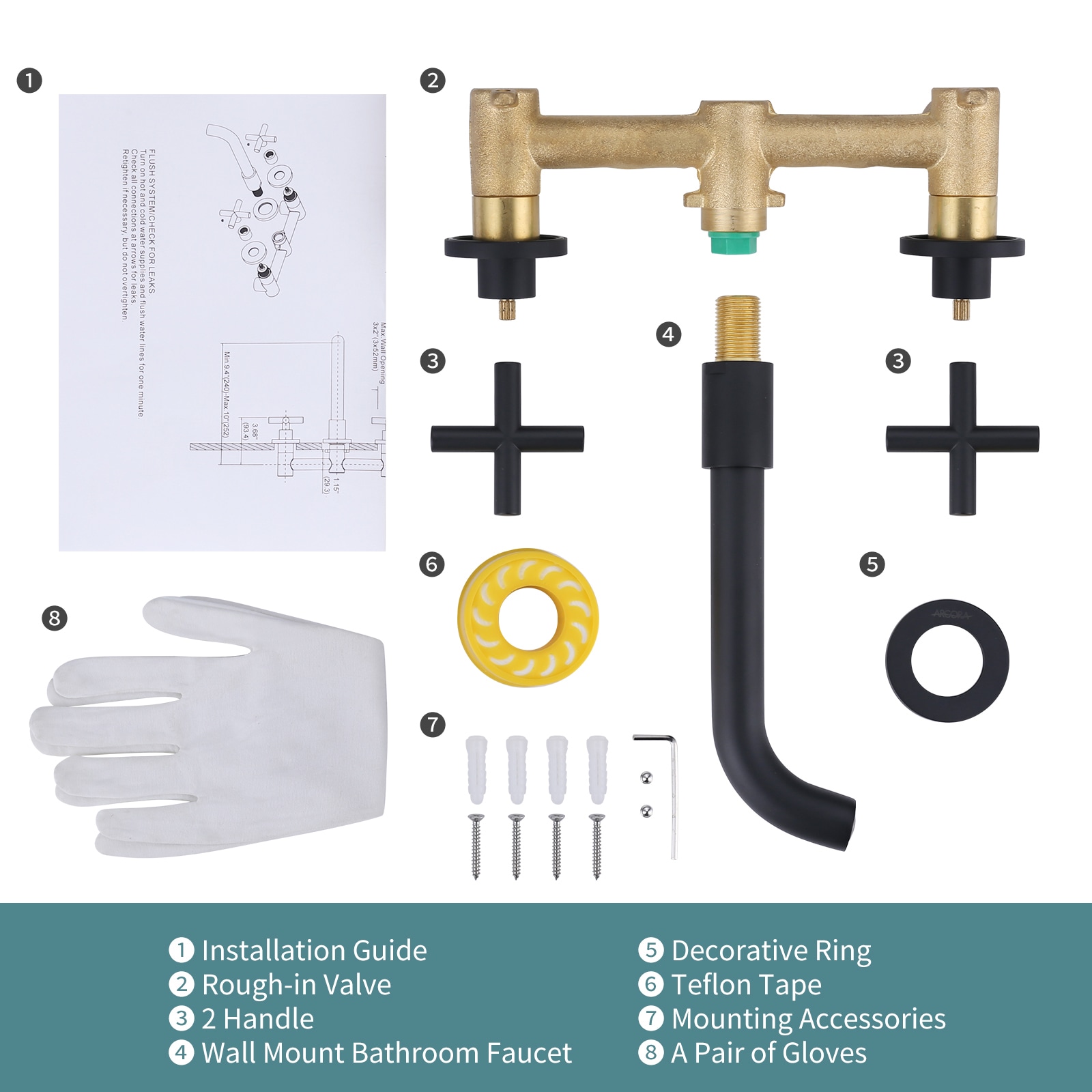 WOWOW 131400B-LW Lavatory-Faucets - View #8