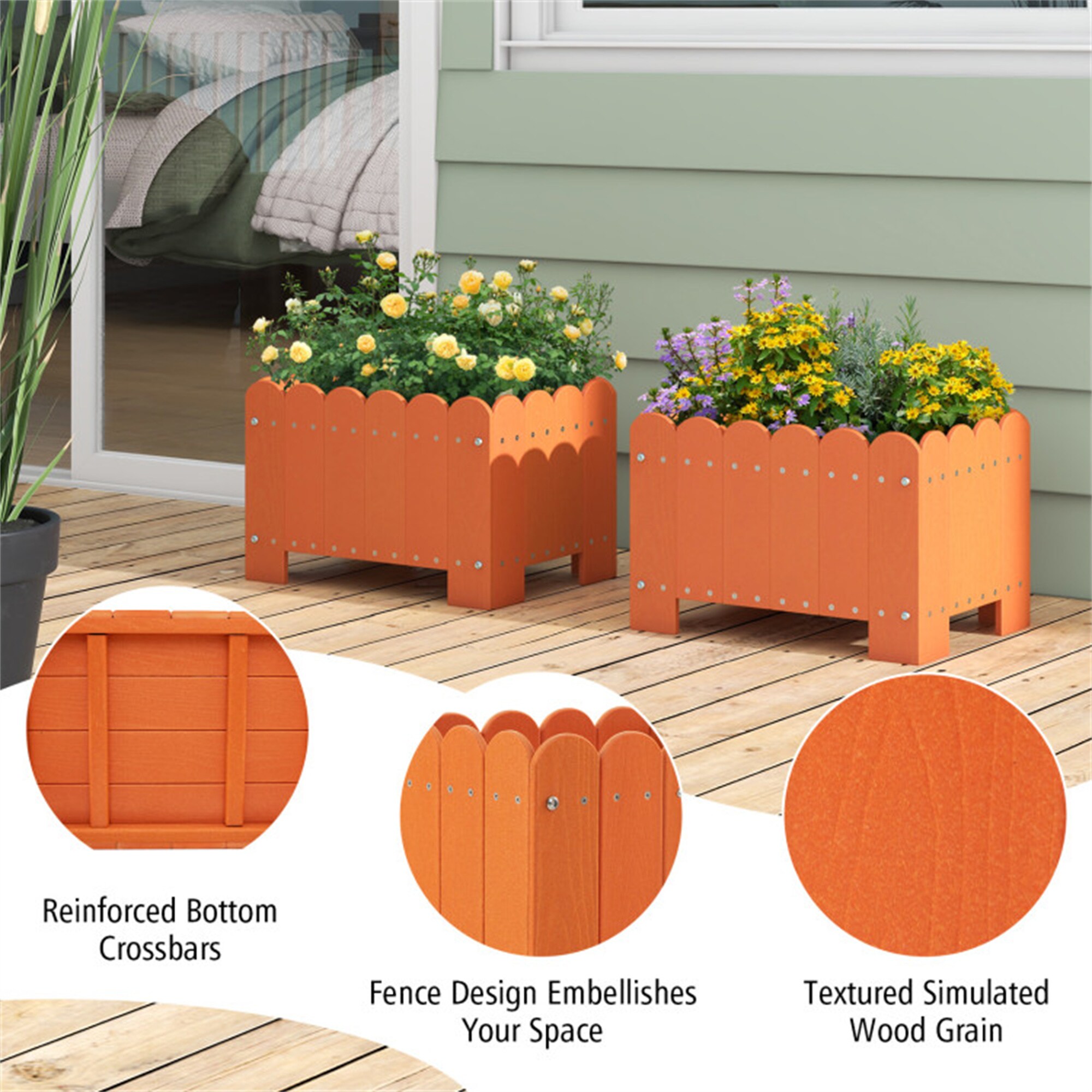 BABOOM BOM-116YW-2-CO Raised-Planter-Boxes - View #8