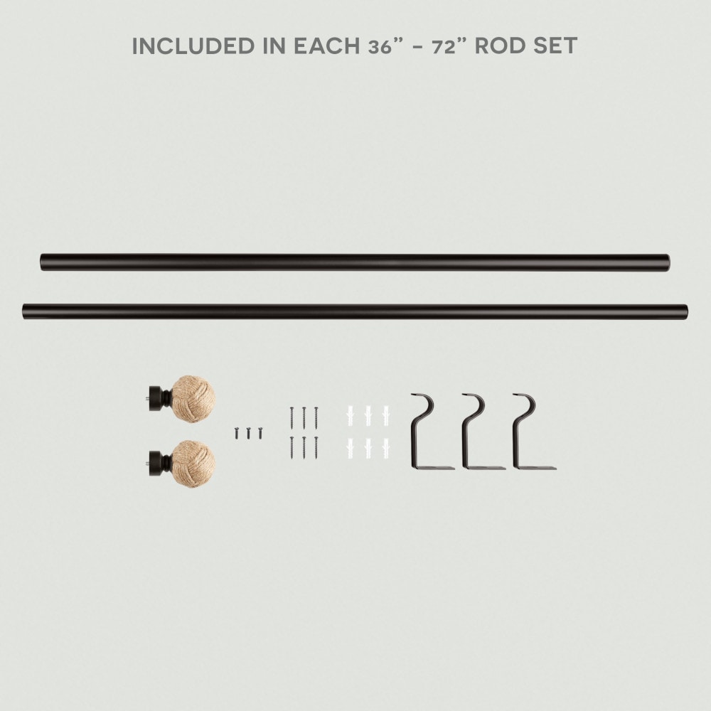 Exclusive Home ER1006-02 3672 Curtain-Rods - View #3