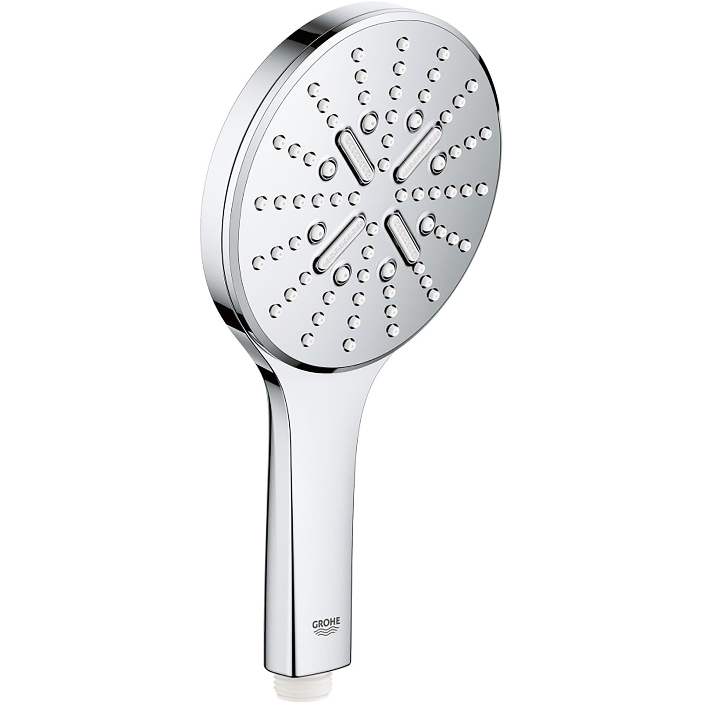 GROHE Rainshower Starlight Chrome 1-handle Handheld Round Shower Faucet ...