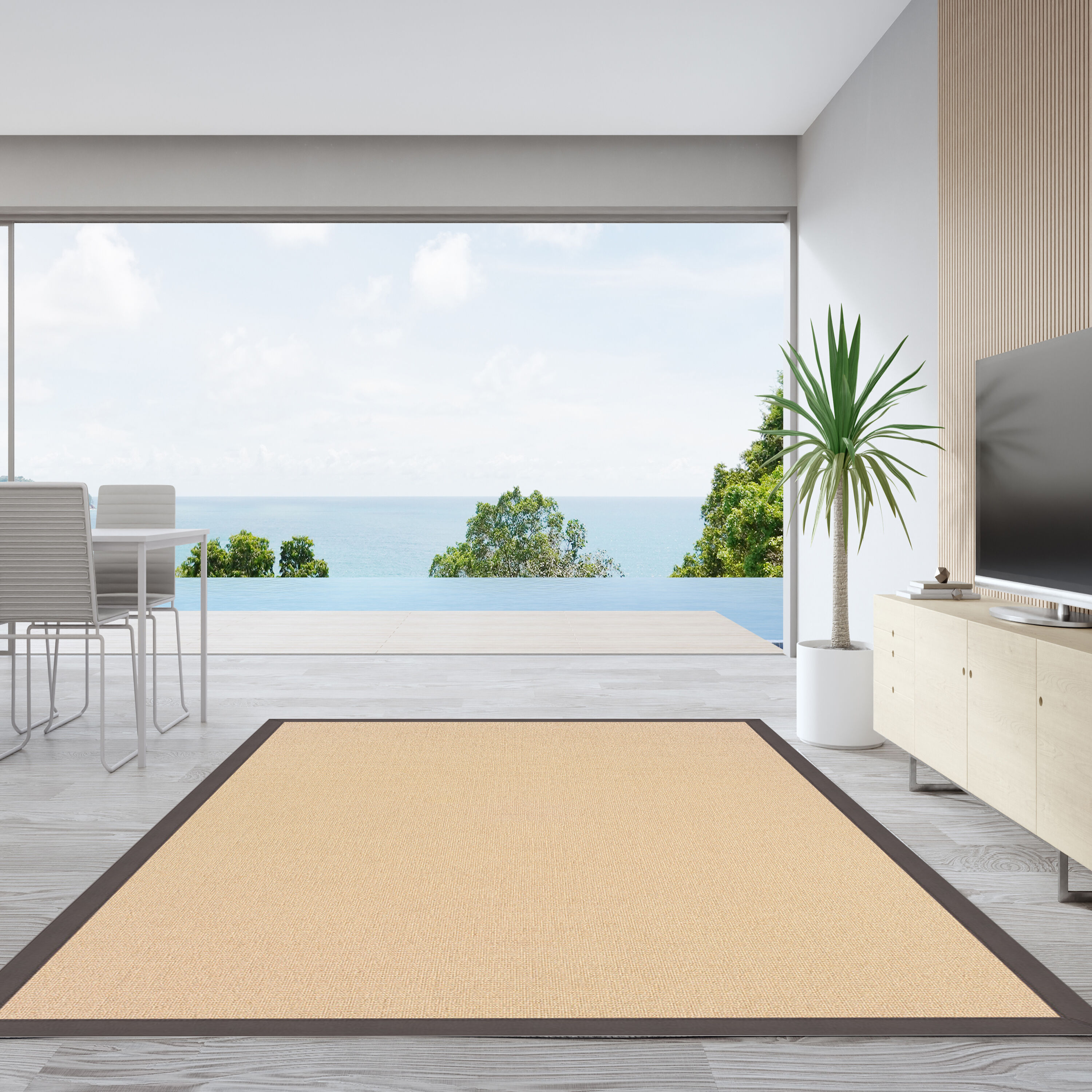 Concepts 2-Pack Striped Door Floor Mat - Indoor Outdoor Rug