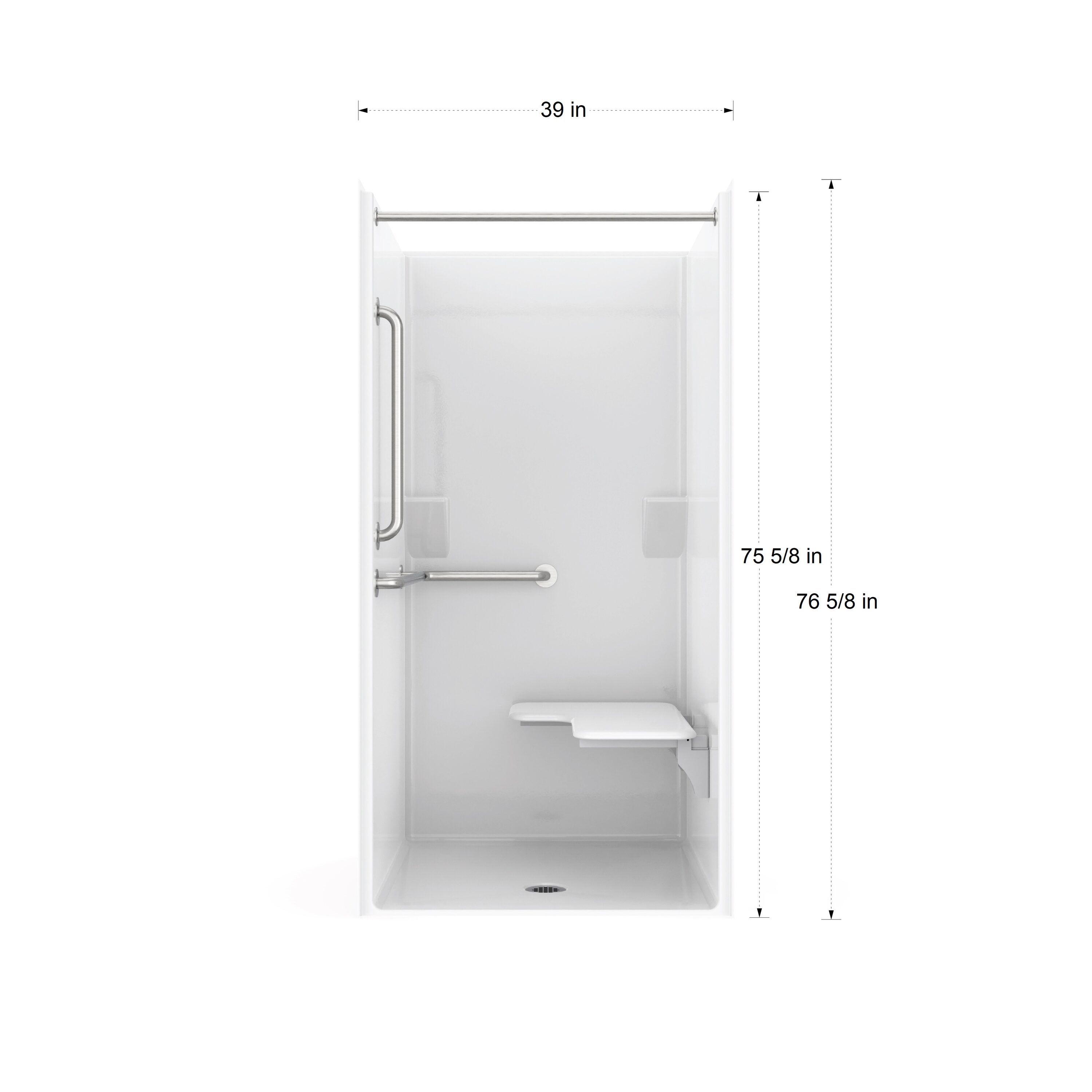 Laurel Mountain LM3698BFL064 Alcove-Shower-Kit - View #9