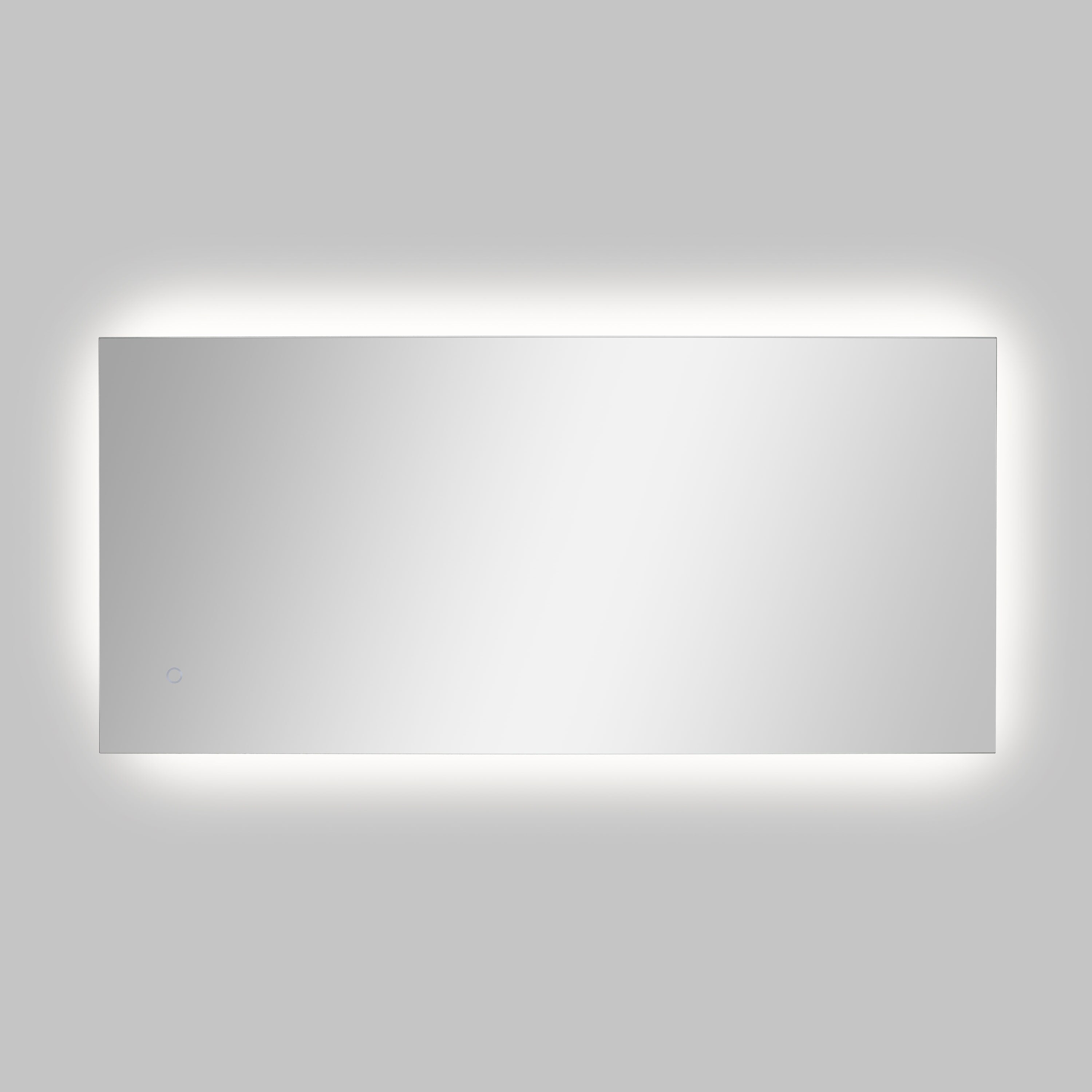 JONATHAN Y Nora 22-in W x 48-in H LED Lighted White Rectangular