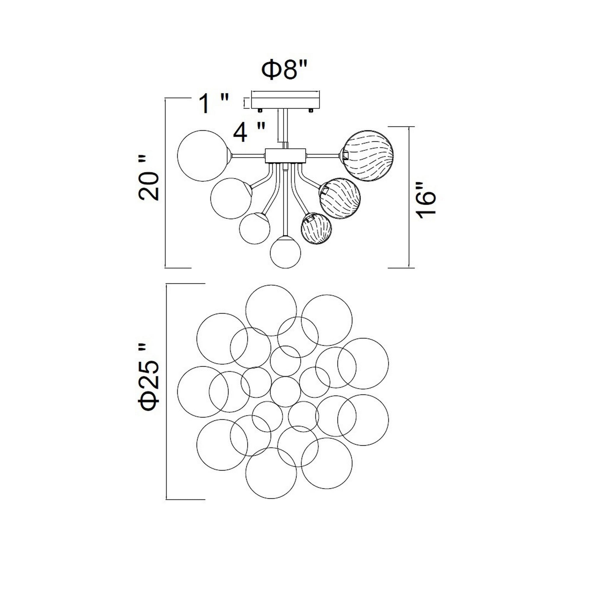CWI Lighting 1205C25-10-601 flushmounts - View #7