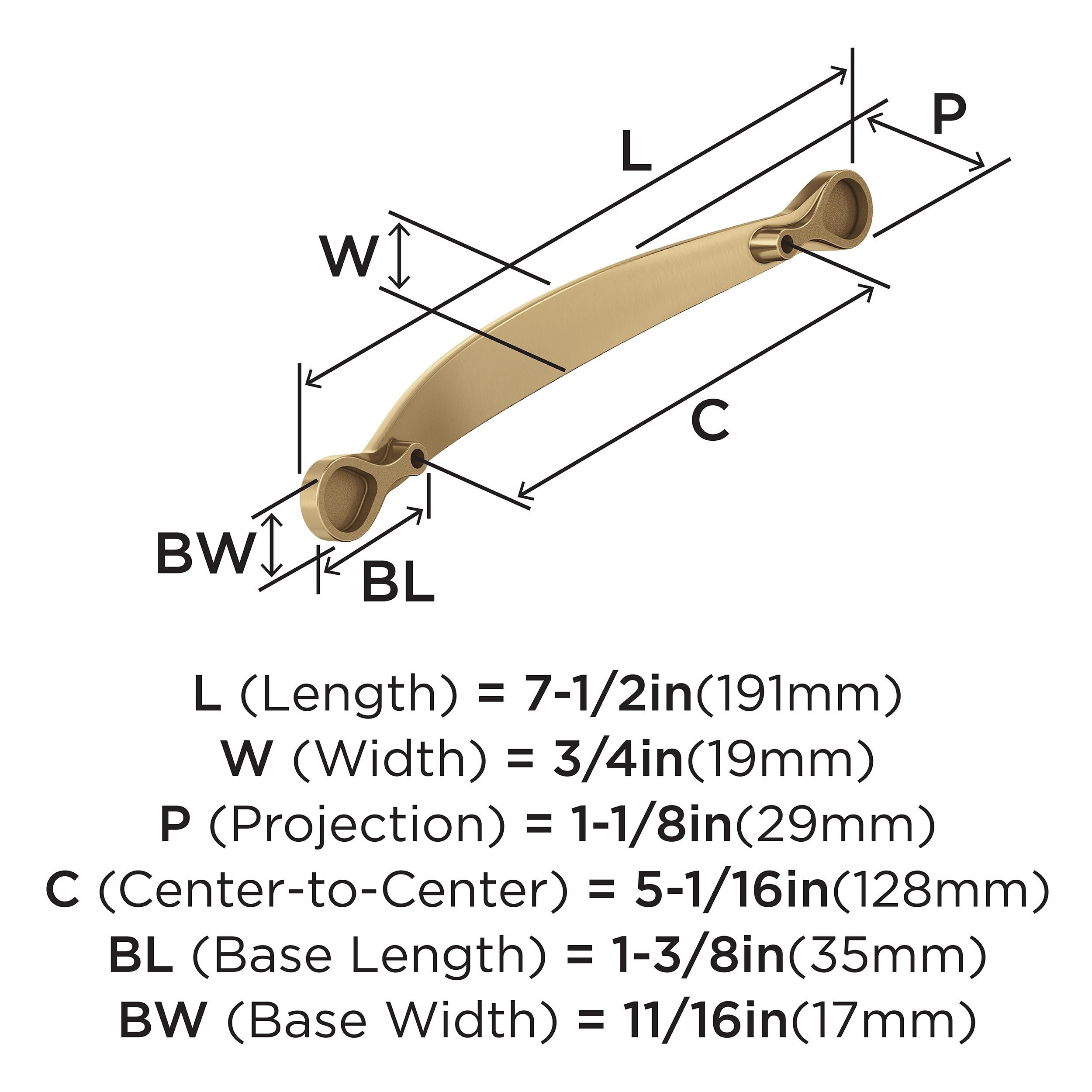 Amerock 10VMP1588CZ Cabinet-Pulls - View #4