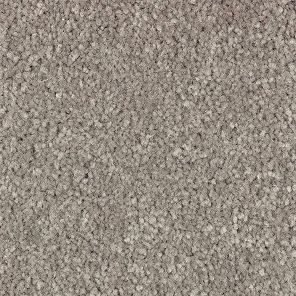 STAINMASTER STP67-L012-0808 (Sample) Serenity Stride II Commander Gray 60-oz sq yard Polyester Textured Indoor Carpet