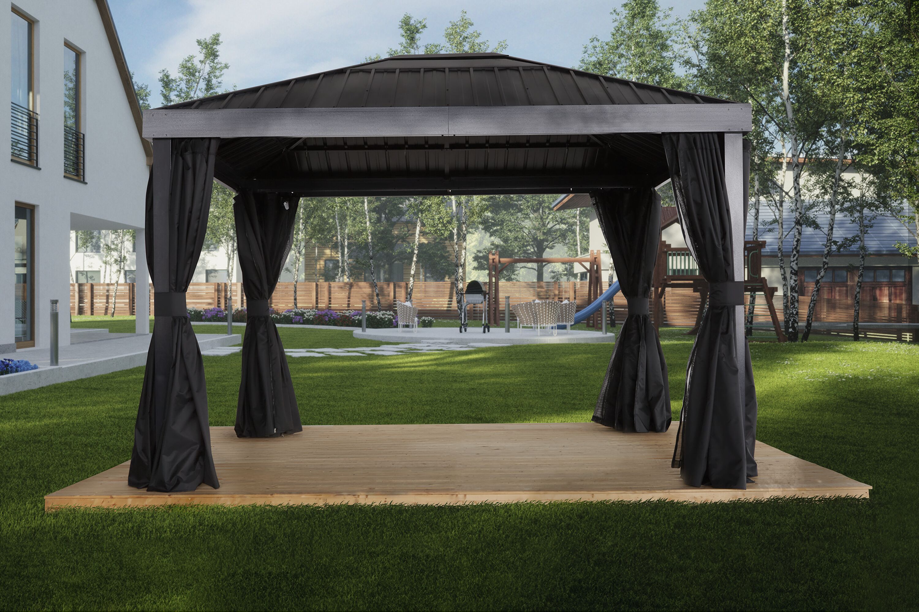 Sojag 500-9168662 Wood-Resin-Gazebos - View #2