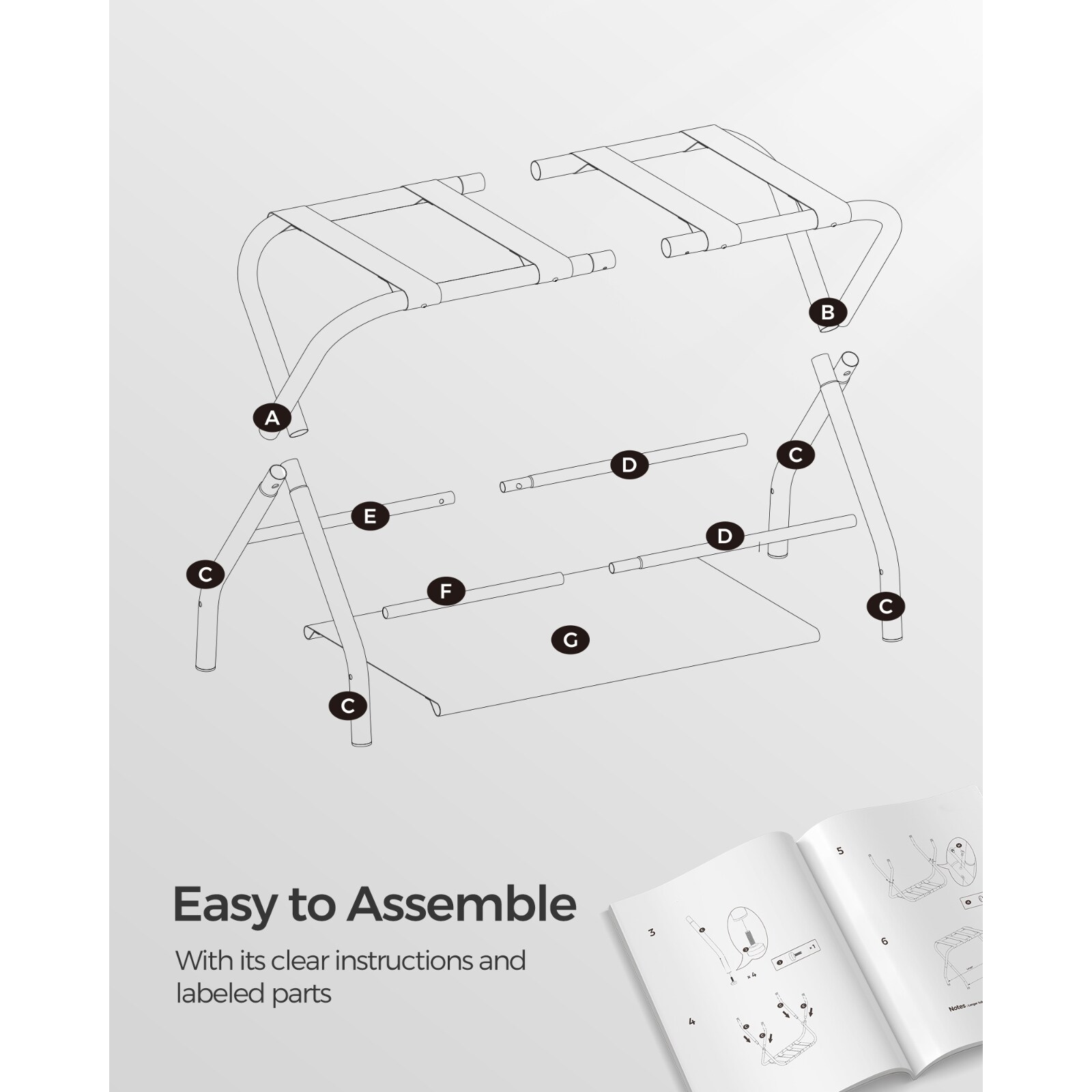 Slickblue D-SM-20G200RLRU Garment-Racks - View #5