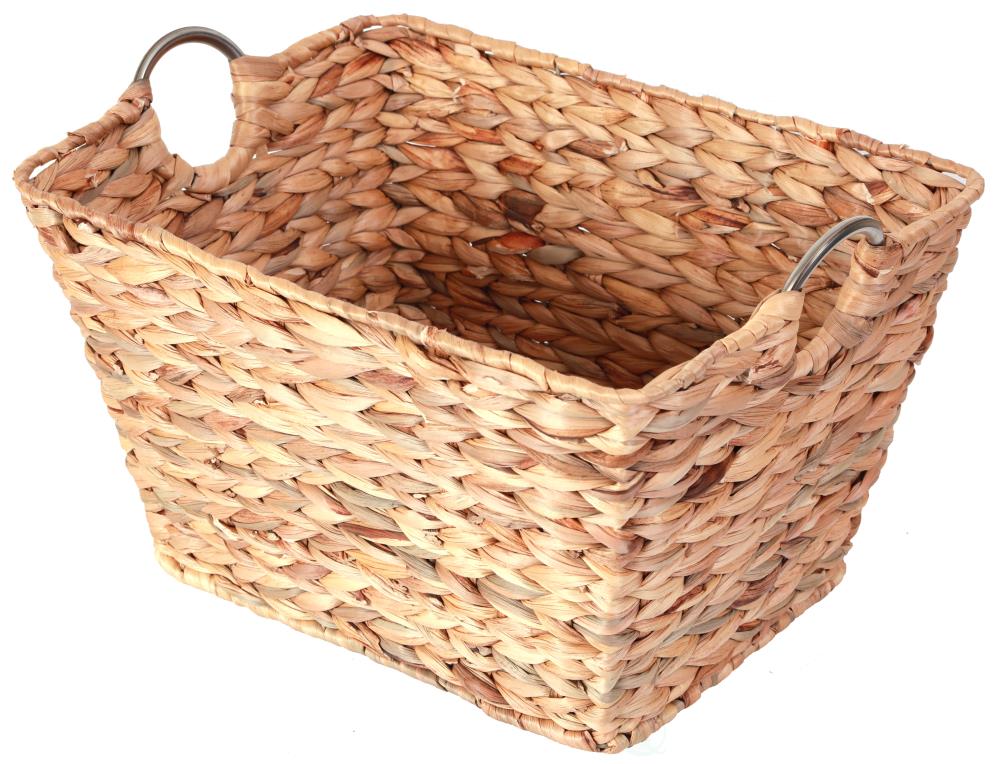 BirdRock Home 3-Pack 11.25-in W x 9-in H x 13-in D Brown Wicker Basket