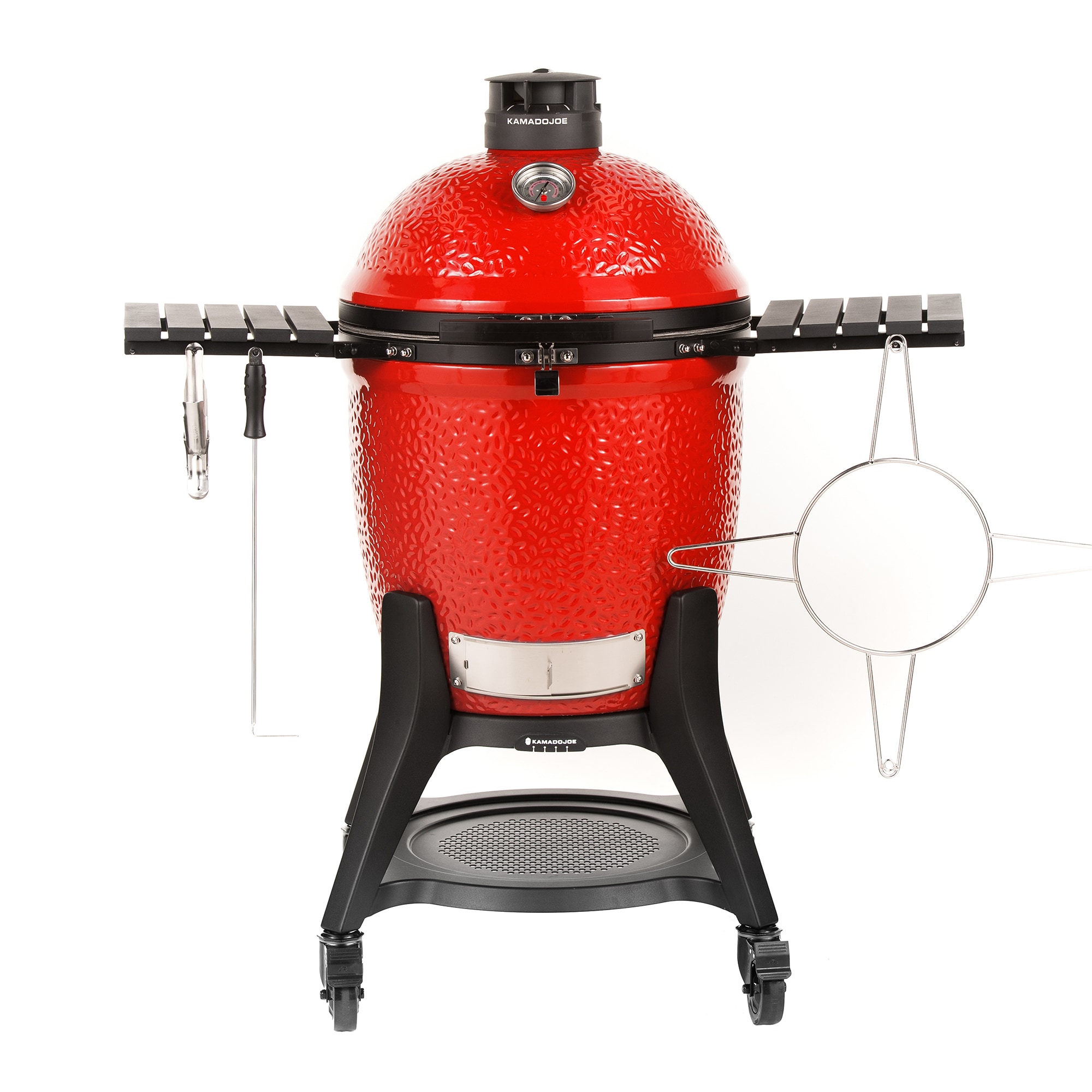 Kamado Joe KJ15040921 Classic Joe III 12.69-in W Blaze Red Kamado Charcoal Grill