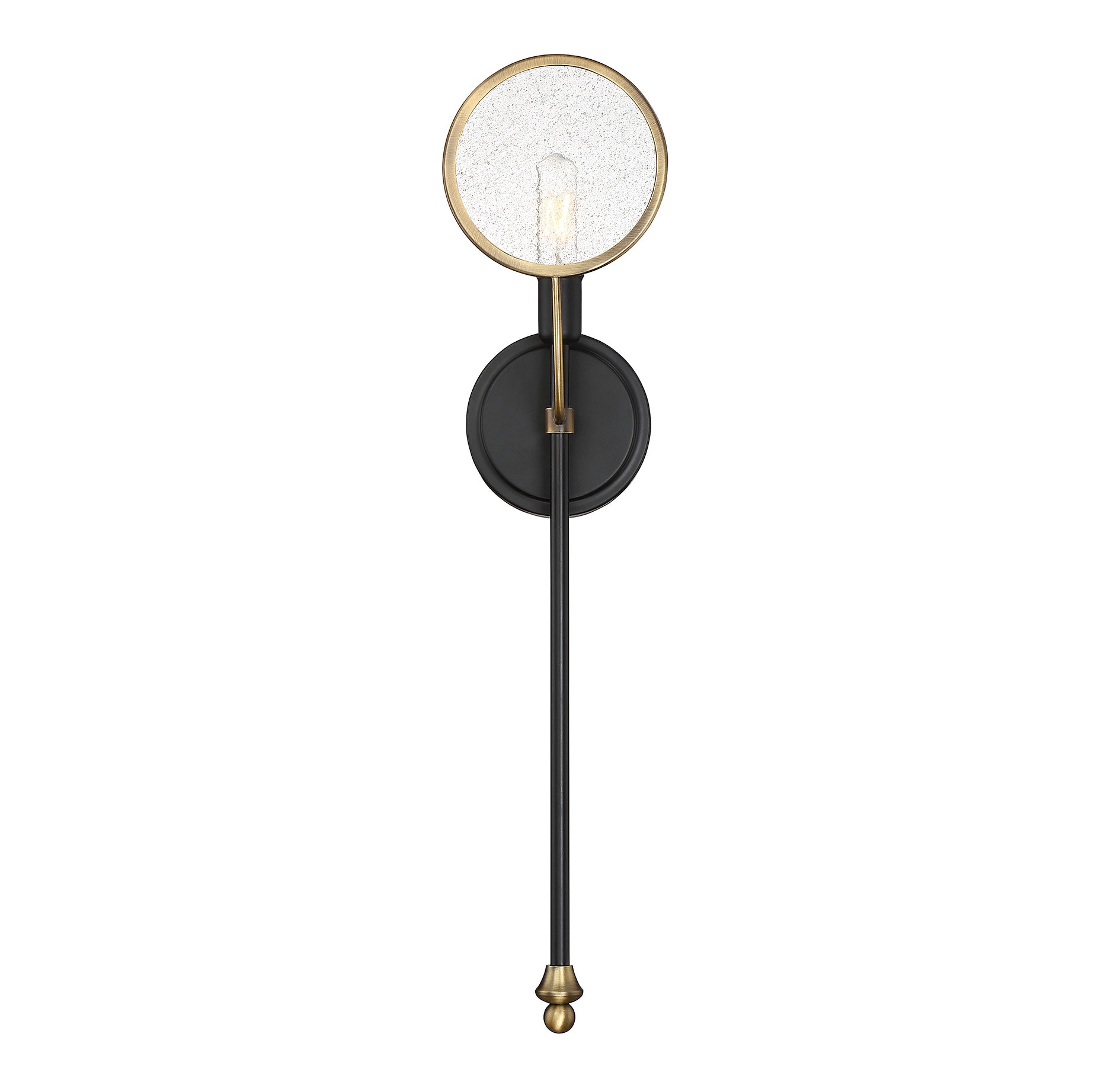 Savoy House 9-9157-1-51 Oberyn 5-in W 1 -Light Matte Black Industrial Wall Sconce