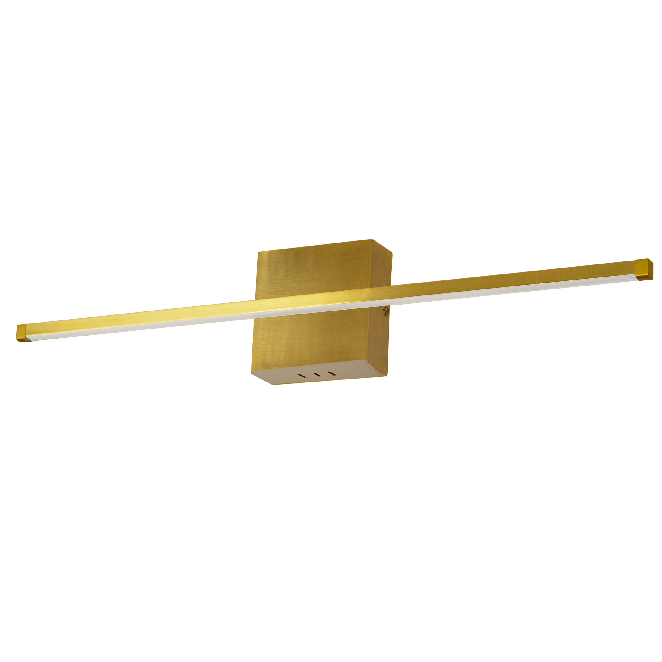 Dainolite ARY-3630LEDW-AGB Array 36-in W 1 -Light Antique Brass Integrated LED Wall Sconce