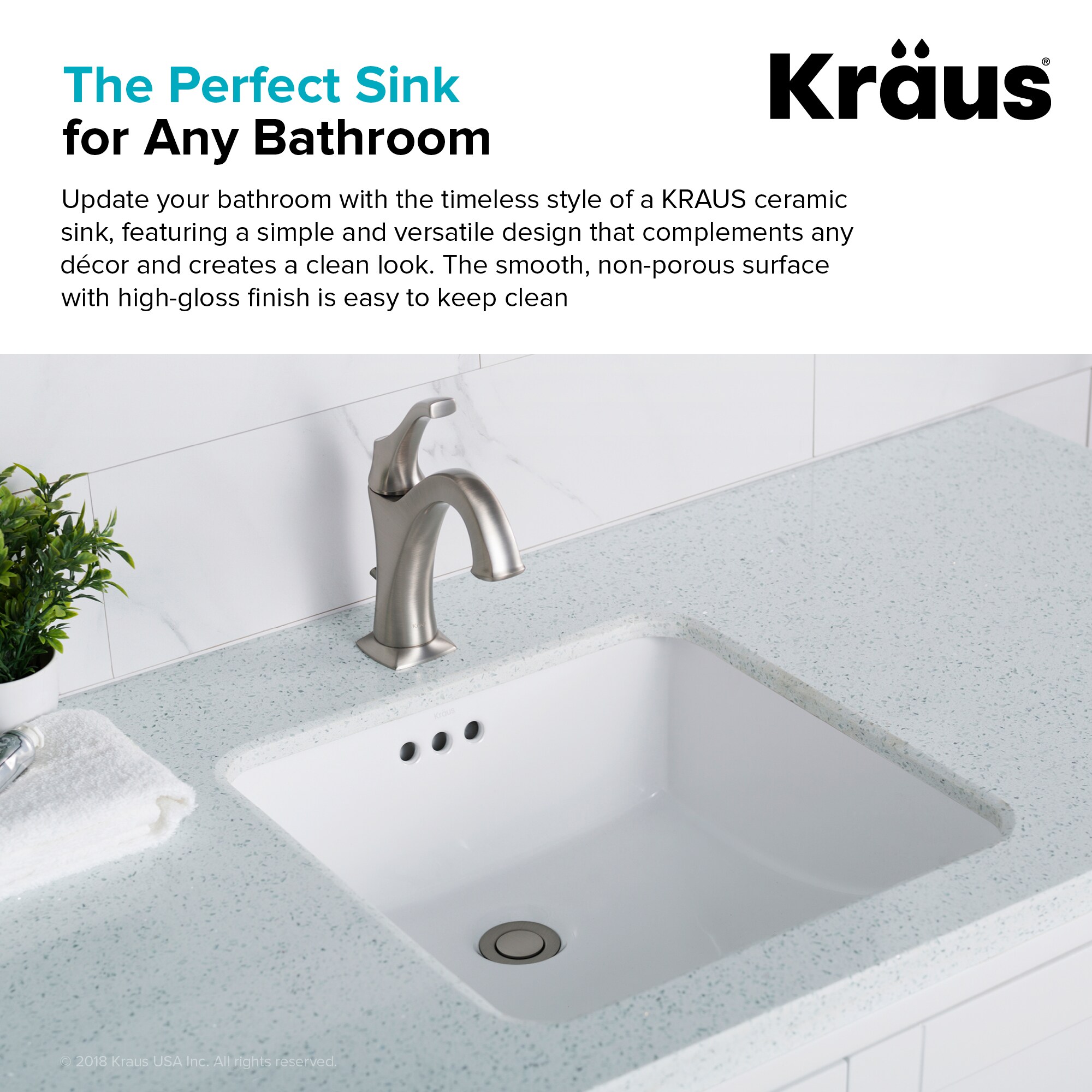 Kraus KCU-231 Bath-Sink - View #7