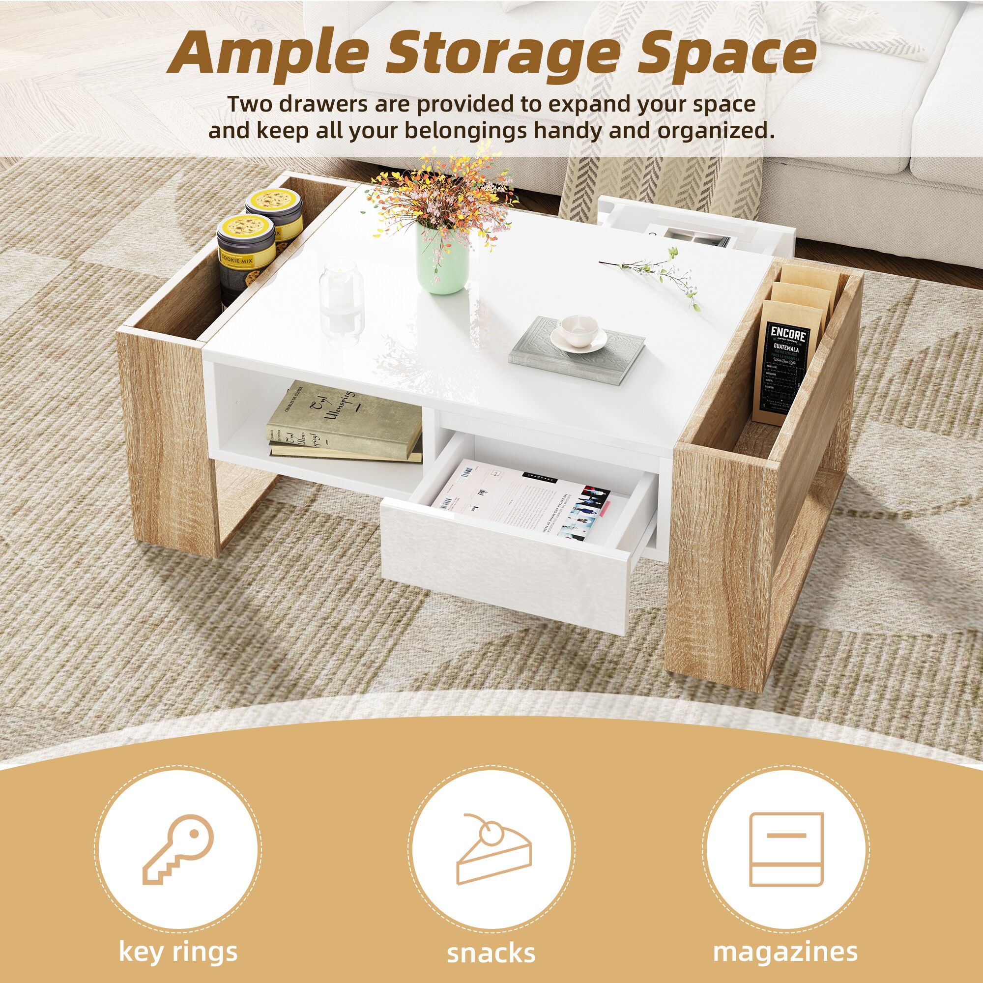 ModernLuxe N721P205792K Coffee-Tables - View #2
