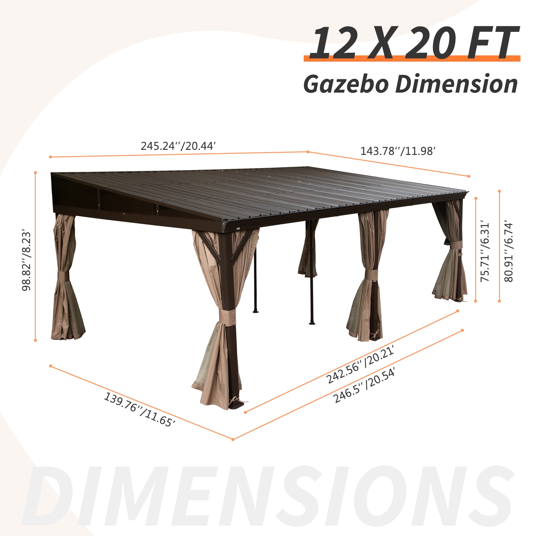 Mondawe MD-LGMF1676 Wood-Resin-Gazebos - View #11