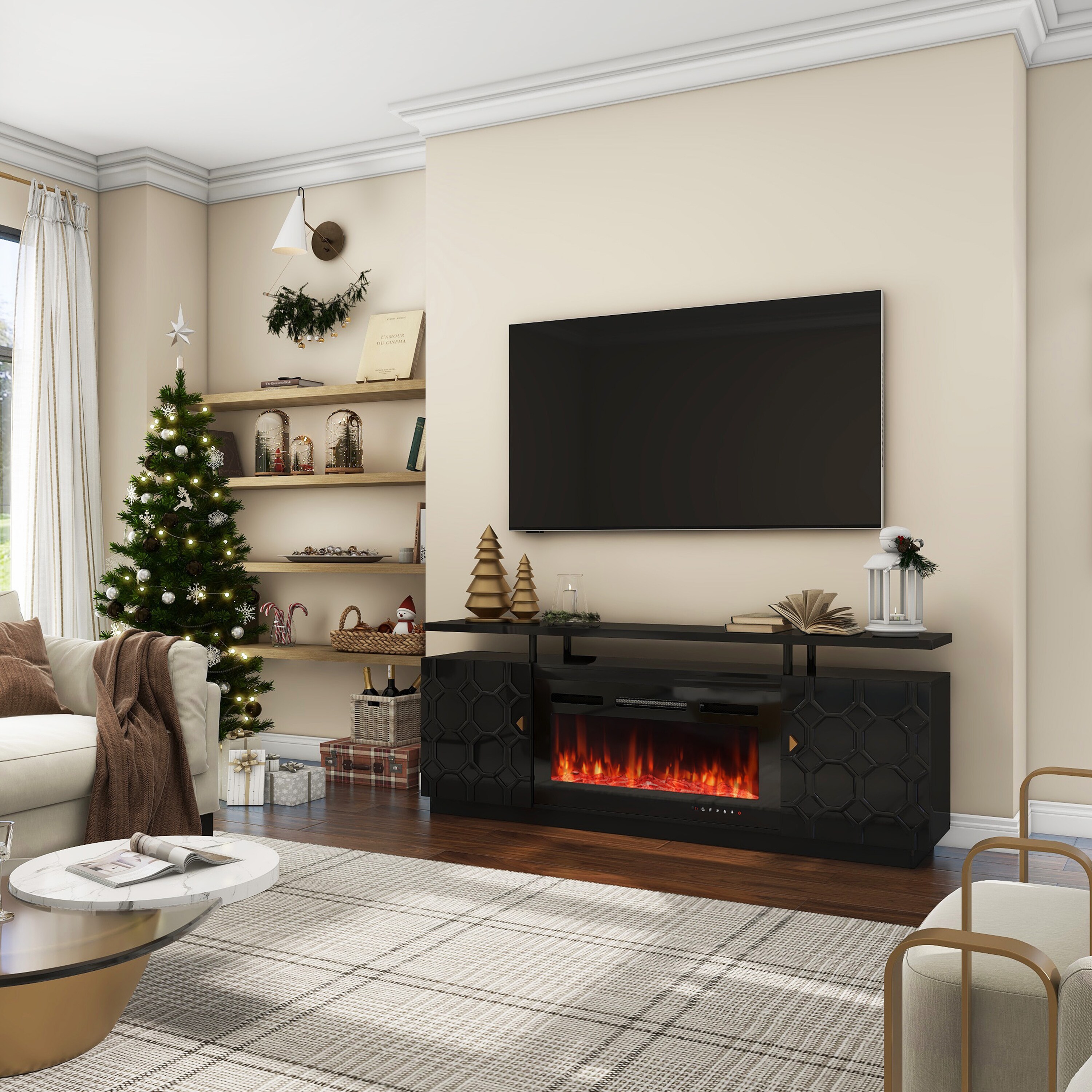 Mondawe MO-JHLD36-BK Electric-Fireplaces - View #6