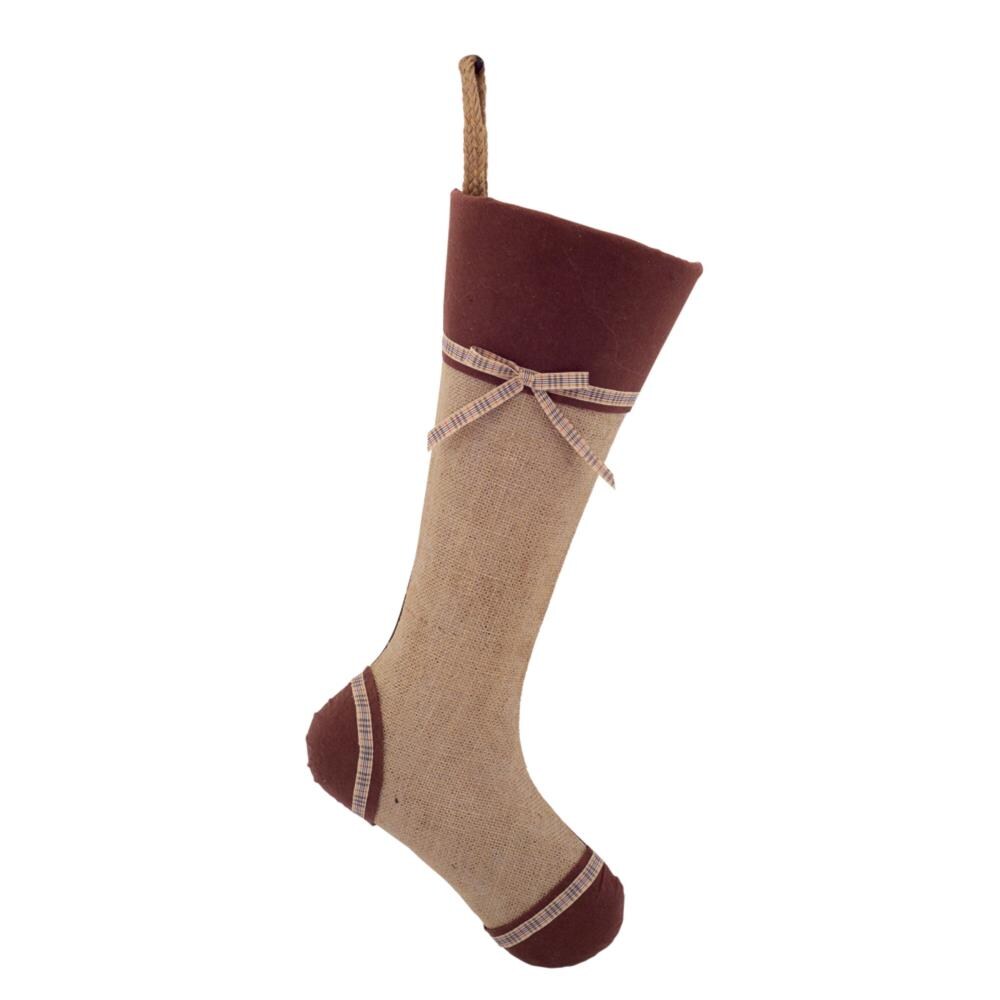 Melrose International 61398DS 22-in Decoration Stockings (2-Pack) Christmas Decor