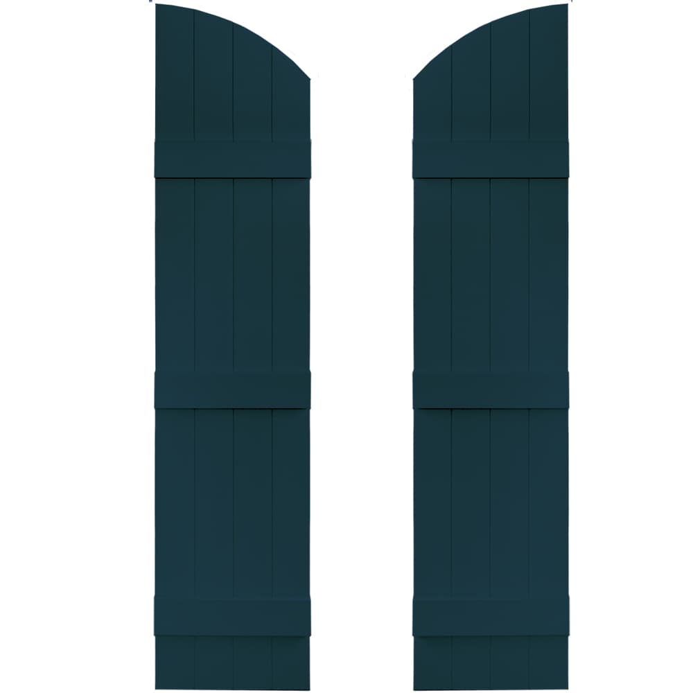 Vantage V5931457166 13.875-in W x 57-in H Indigo Blue Board and batten Exterior Shutters ( 1 -Pack )