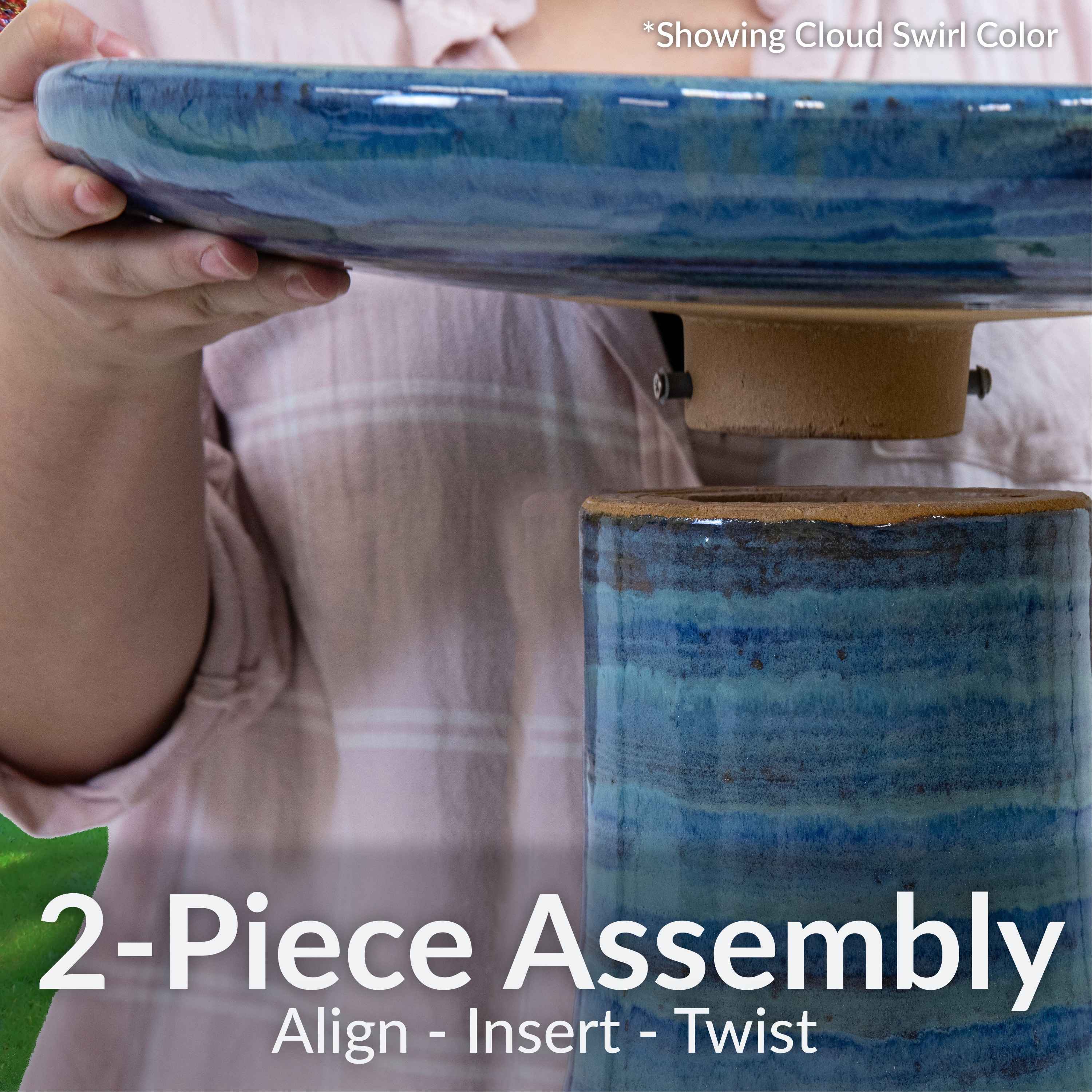 Sunnydaze Decor AP-009 birdbaths - View #8