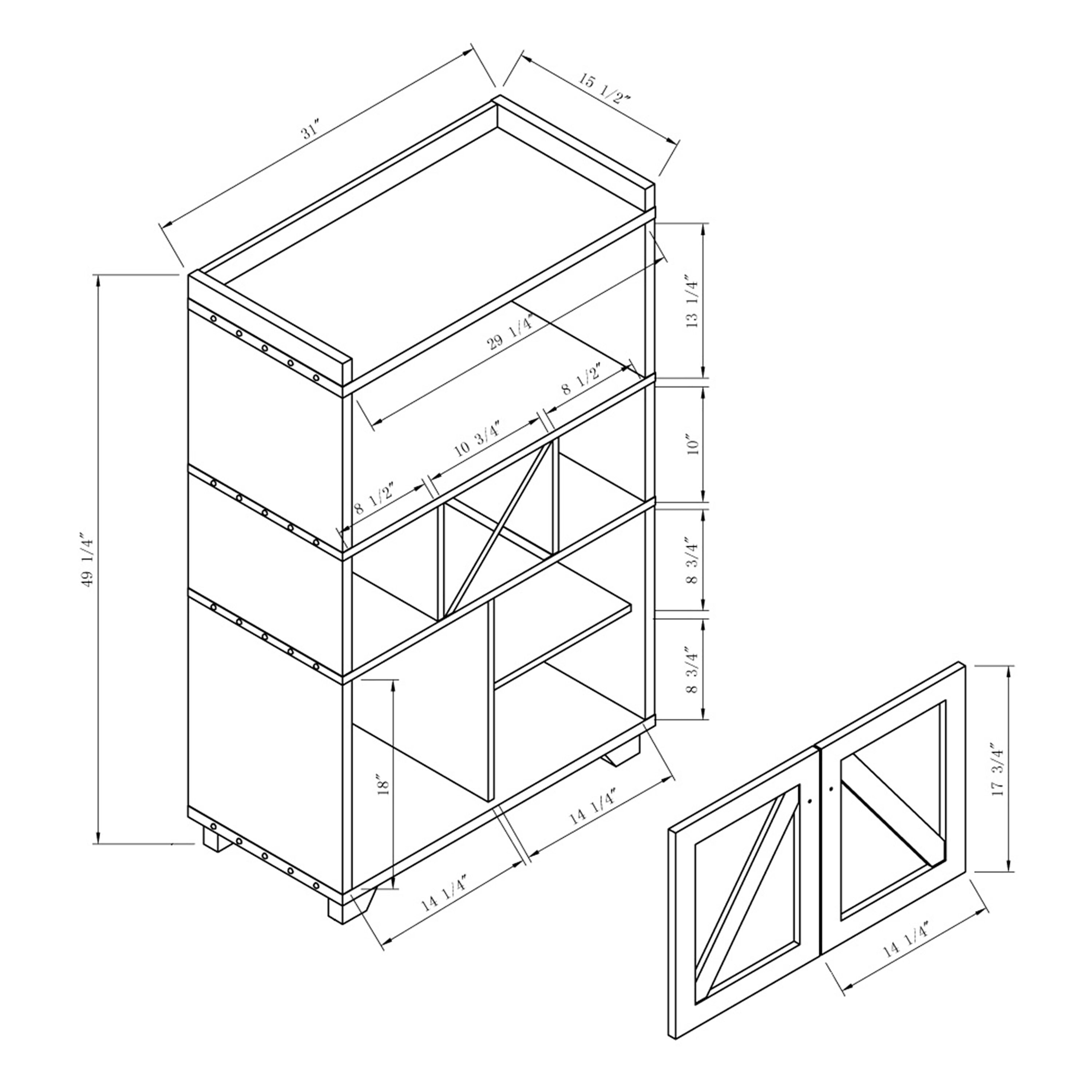 Furniture of America IDI-172125 Dining-Kitchen-Storarge - View #9