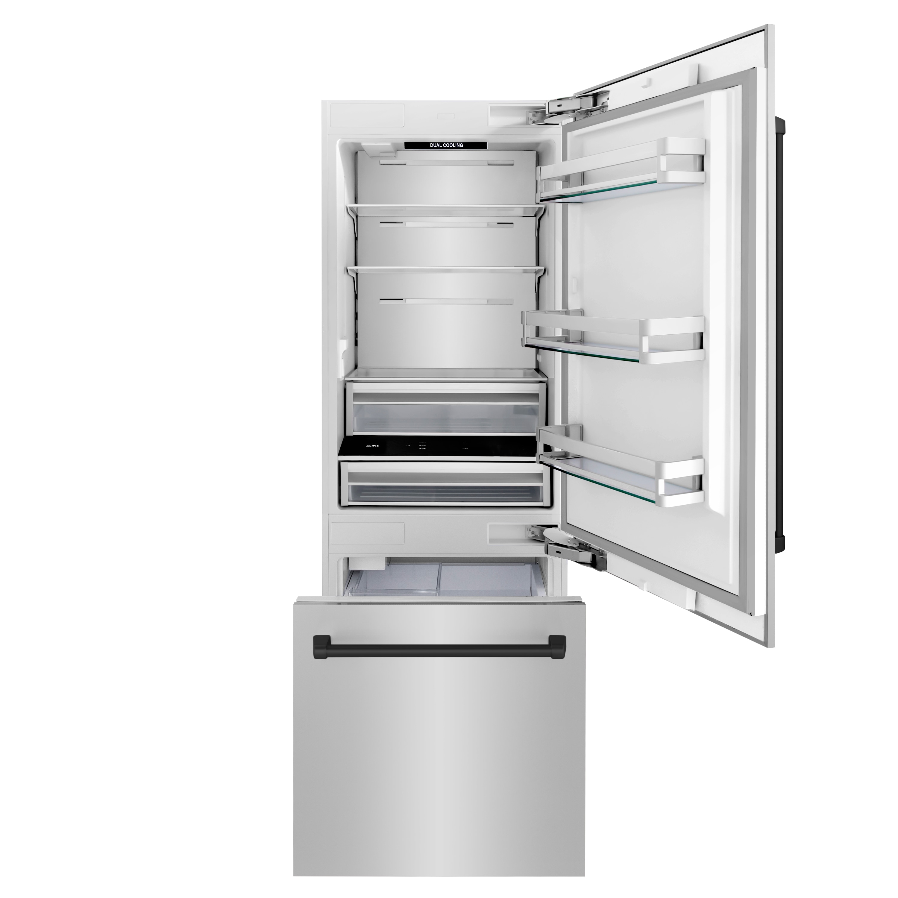 ZLINE KITCHEN & BATH RBIVZ-304-30-MB Bottom-Freezer-Refrigerators - View #4
