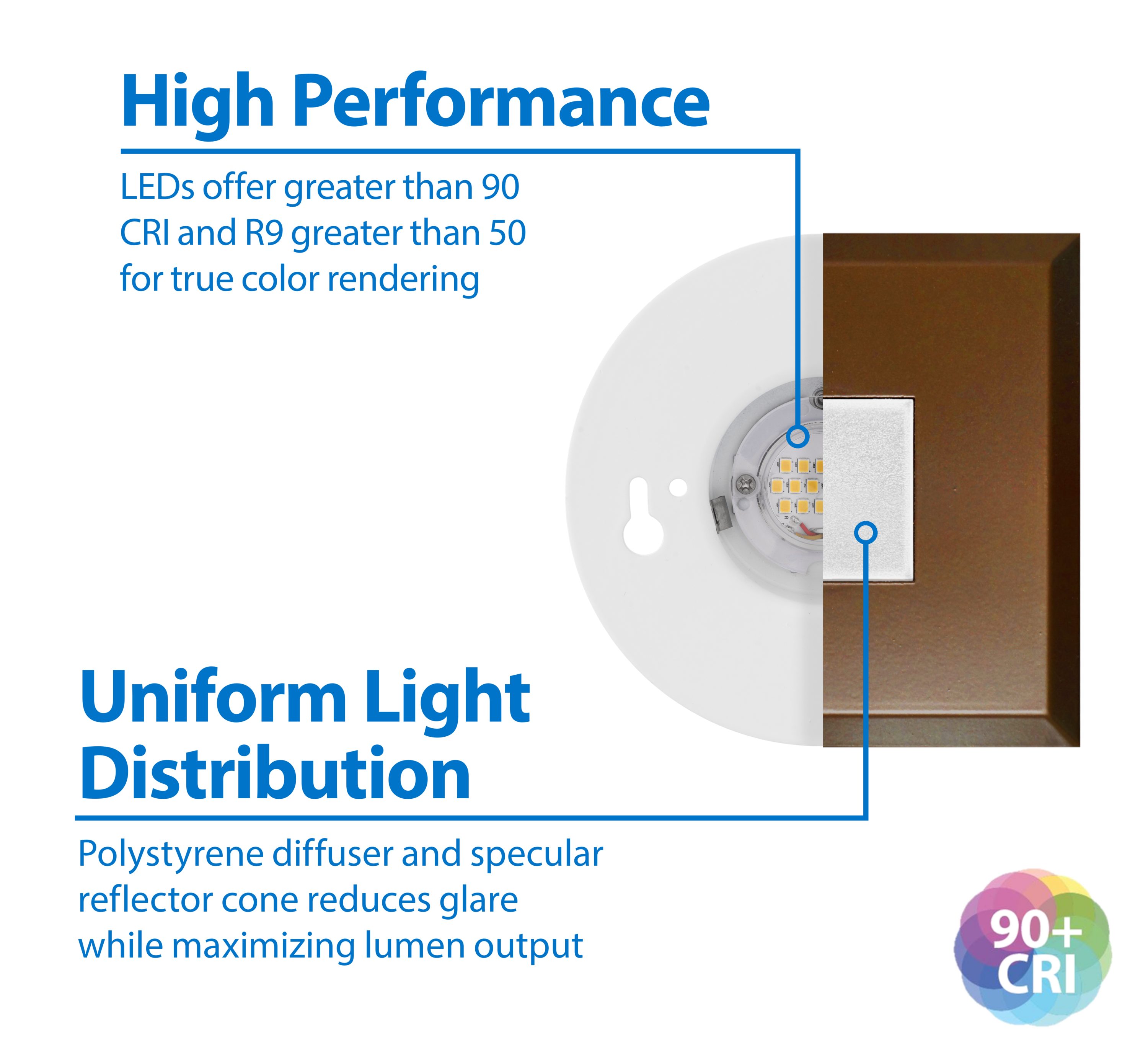 Nicor Lighting DLF201203KSQOB Led-Retrofit-Downlight - View #4