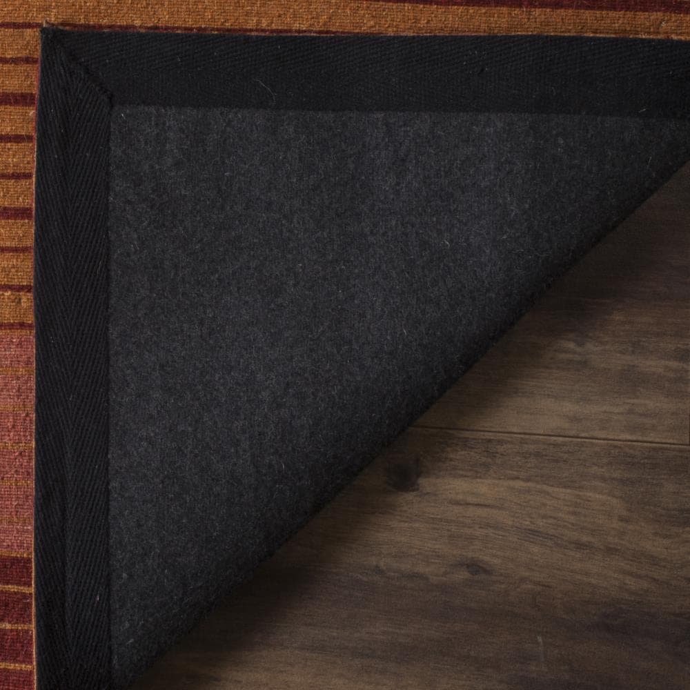 Marbella Rust and Red Hand-Tufted Wool Area Rug