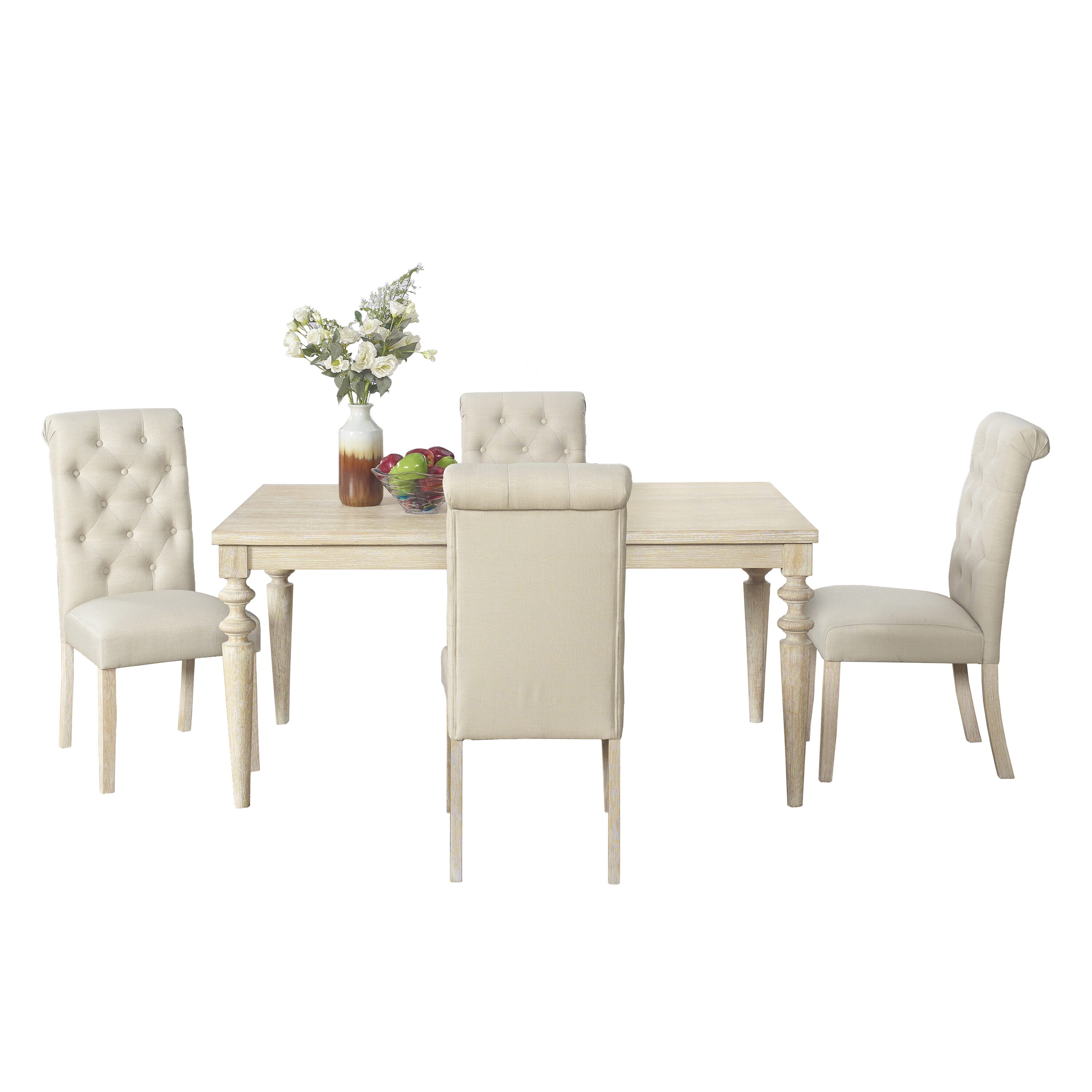 Roundhill Furniture T261-C161TAX2 Dining-Sets - View #2