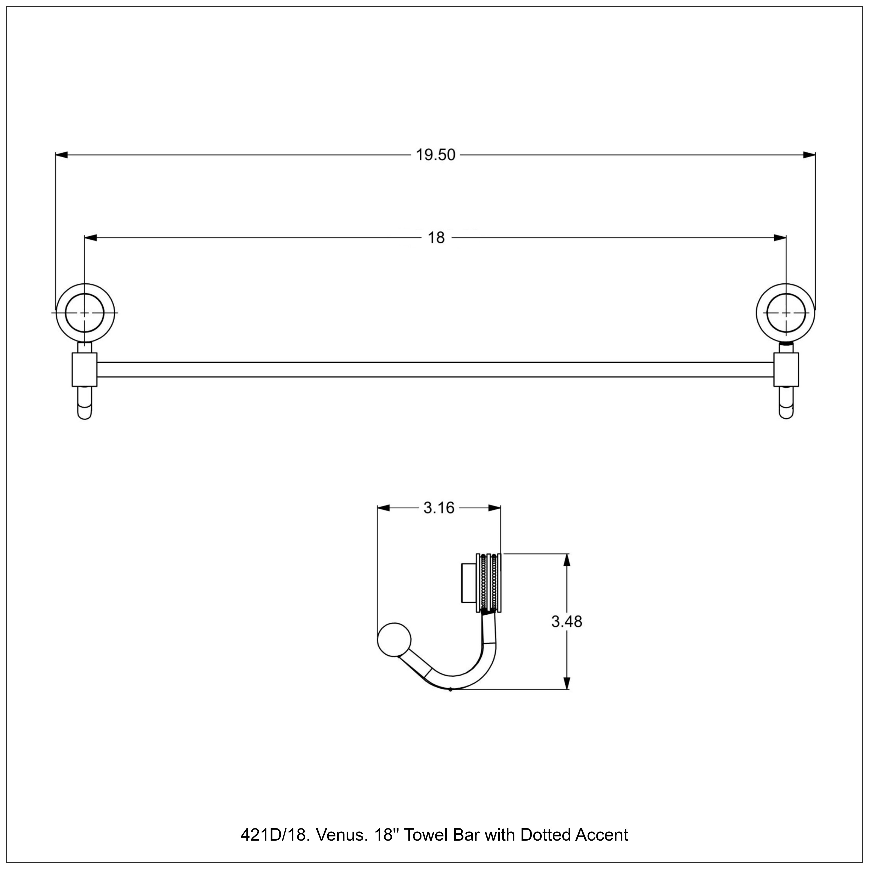 Allied Brass 421D/18-PC d060350 - View #3