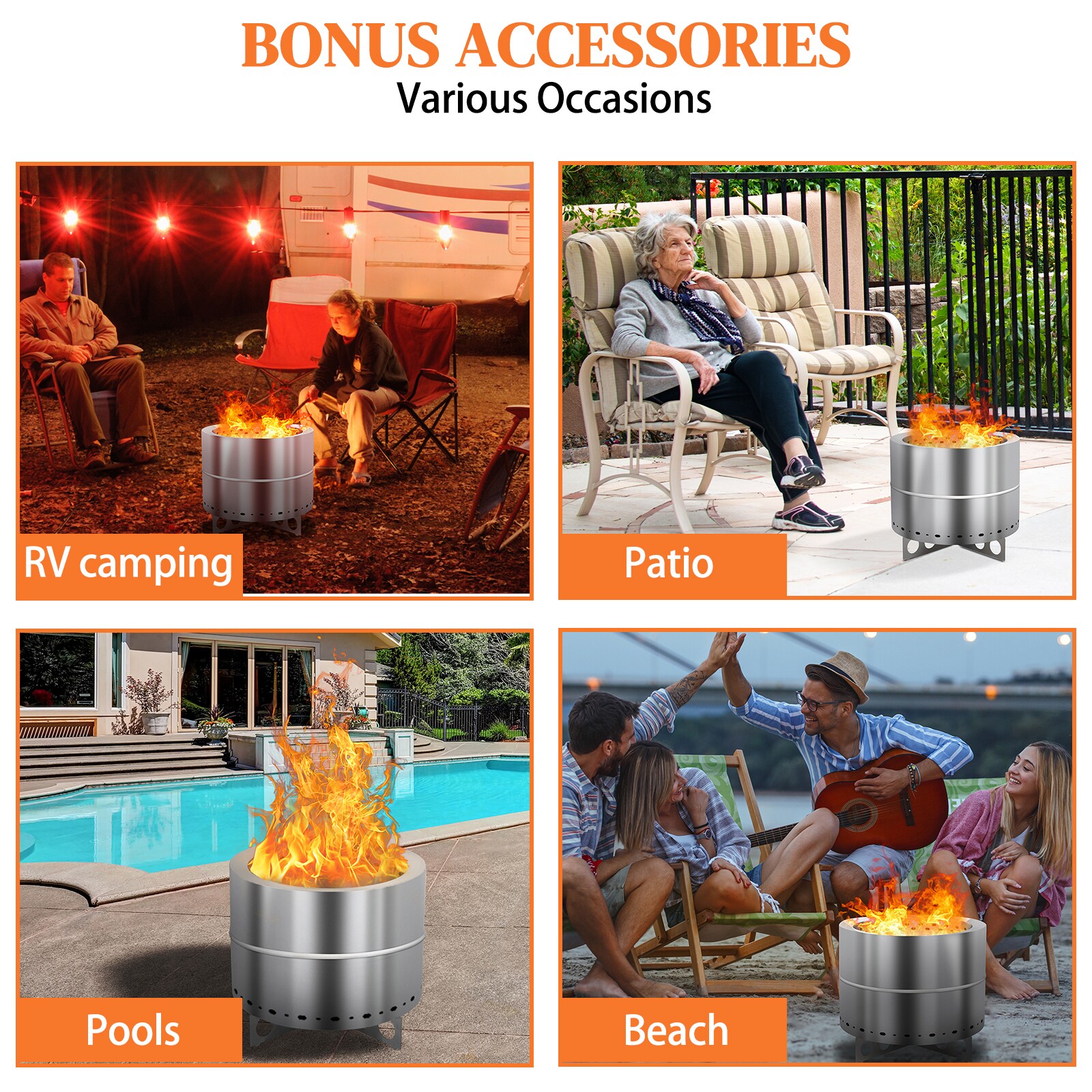 Winado LO1G57000764 Outdoor-Woodburning-Firepits - View #7