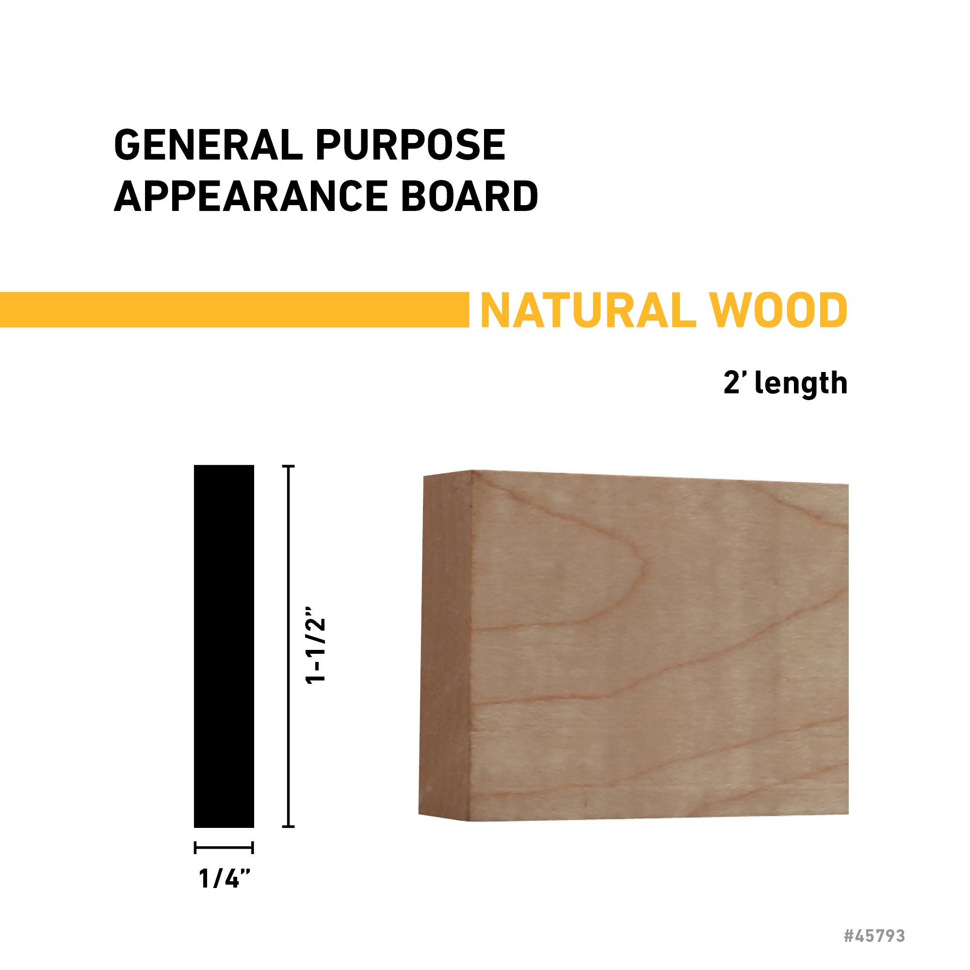 RELIABILT H 14X2 4 MAPLE Appearance-Boards - View #3