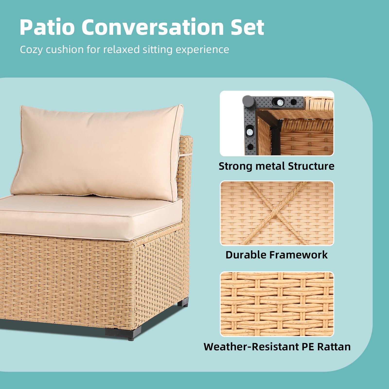 Patio Watcher RT-OD7-Y1-3 Patio-Conversation-Sets - View #4