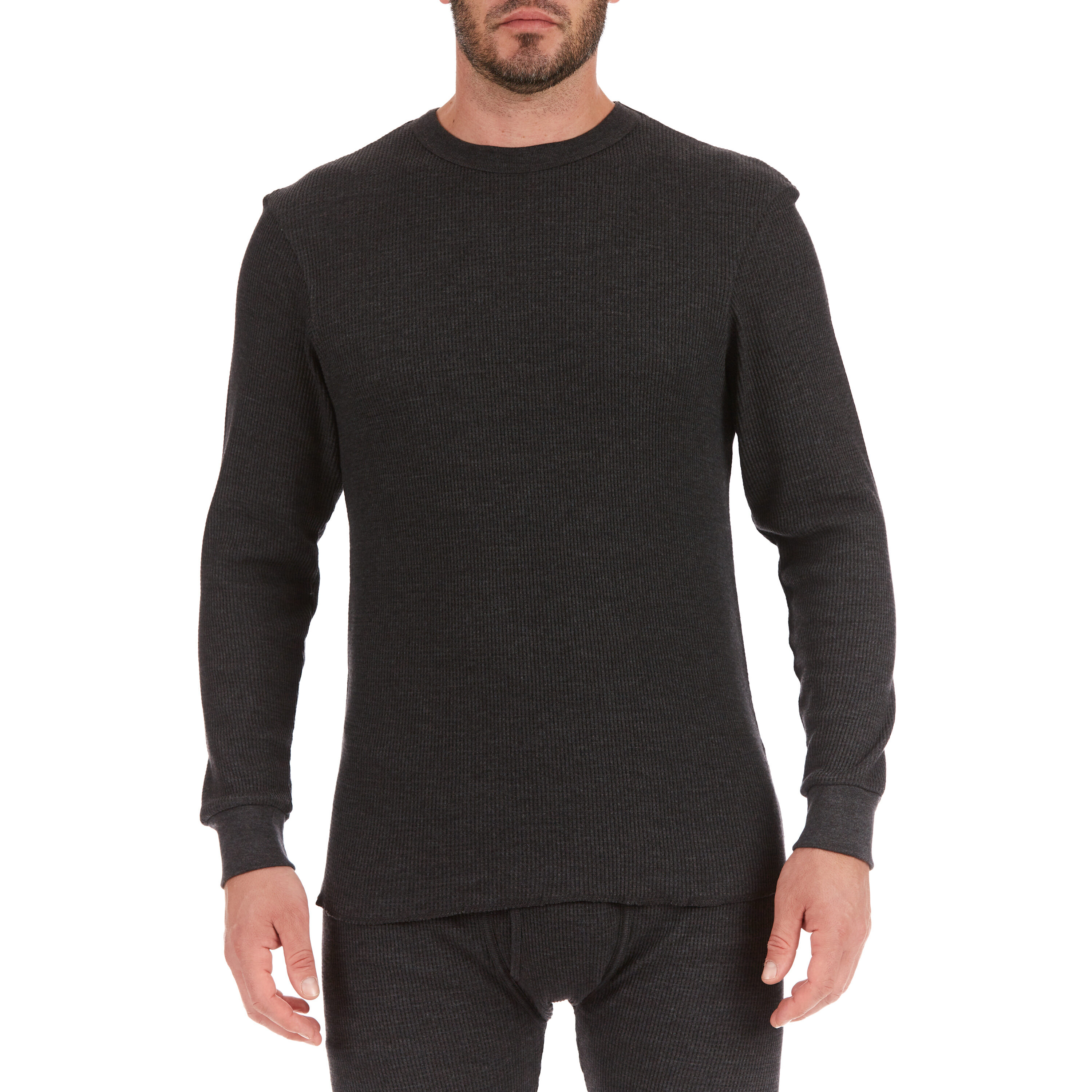 Smith's Workwear Charcoal Heather Cotton/Polyester Thermal Base Layer  (Small) in the Thermals department at