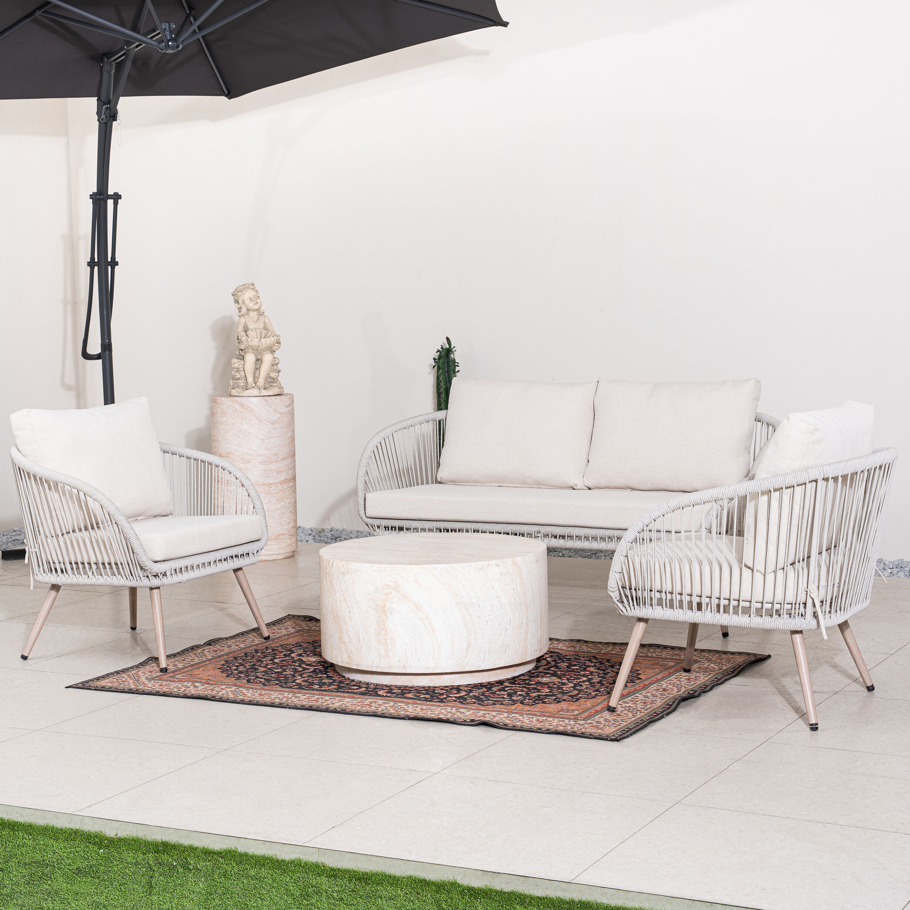 Direct Wicker DWS-2540&240076TA Patio-Conversation-Sets - View #2