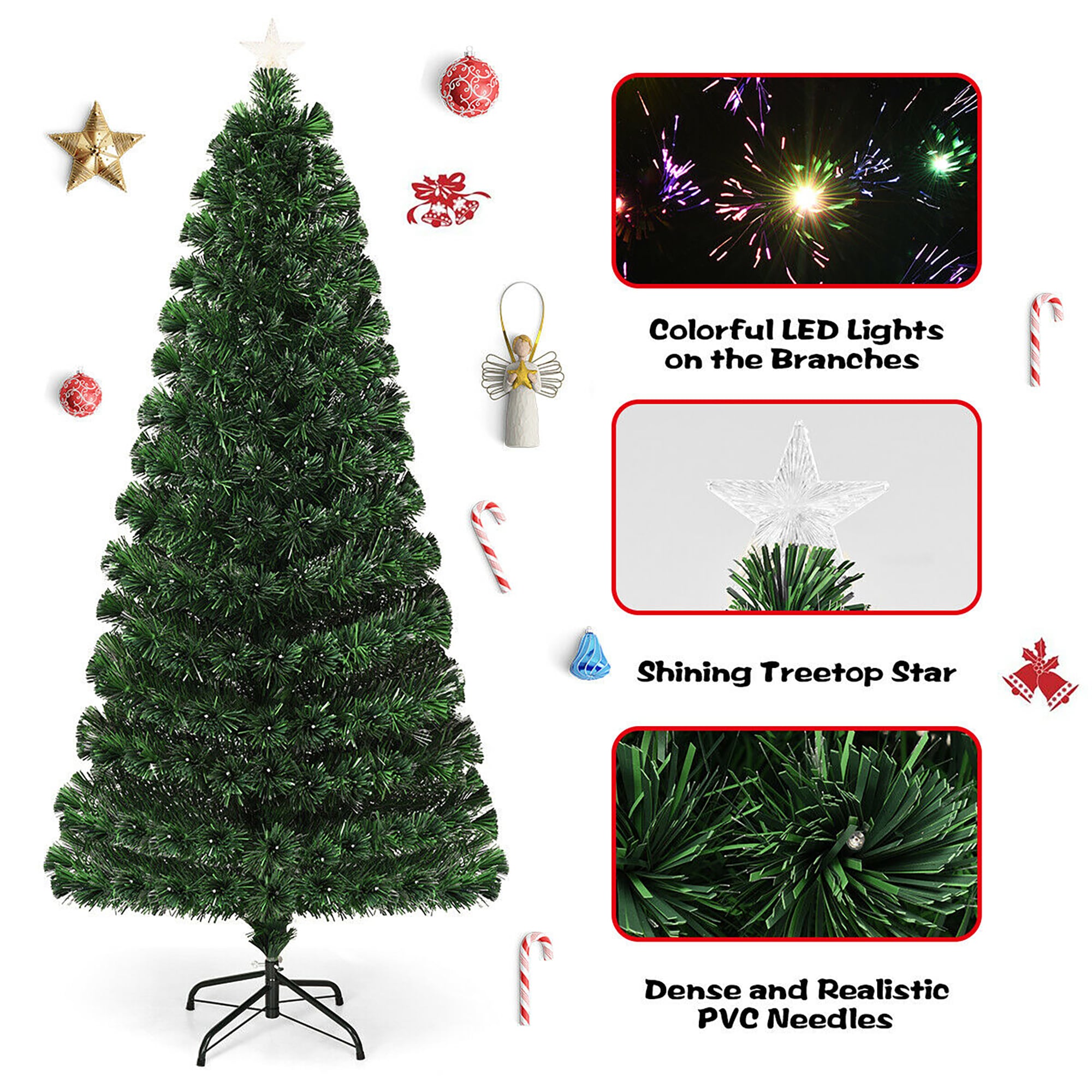 Forclover ALHY-33CM Artificial-Christmas-Trees - View #8