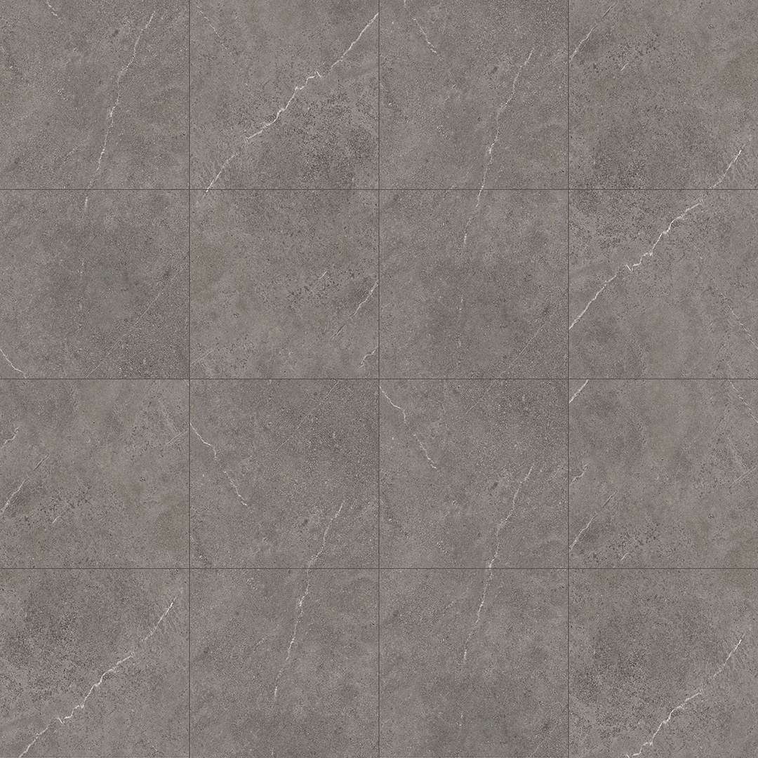 Quickstyle SPC-715-89719-006 Corfu Gray Marble look 20-mil x 18-in W x 36-in L Waterproof and Water Resistant Interlocking Luxury Vinyl Tile Flooring ( 28.53-sq ft Carton )