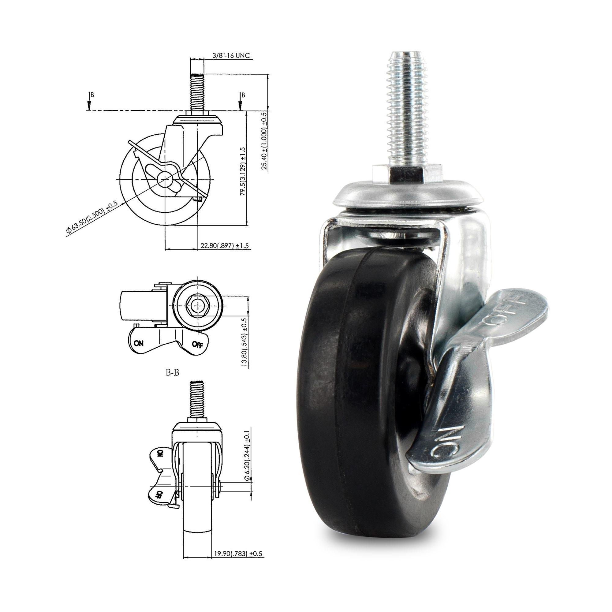 Outwater 3P1.14.00075 casters - View #2
