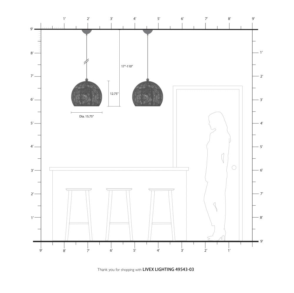 Livex Lighting 49543-03 Pendant-Lights - View #10