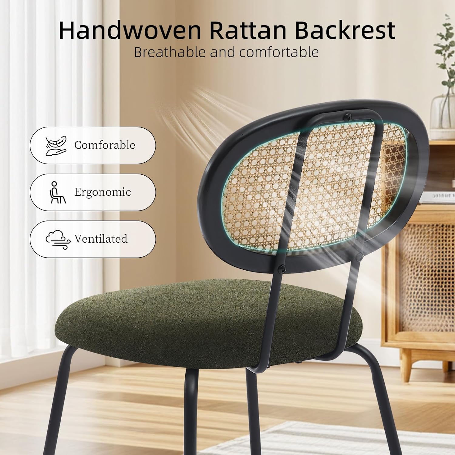 Garvee BQH-SBCTO9WRG Dining-Chairs - View #6