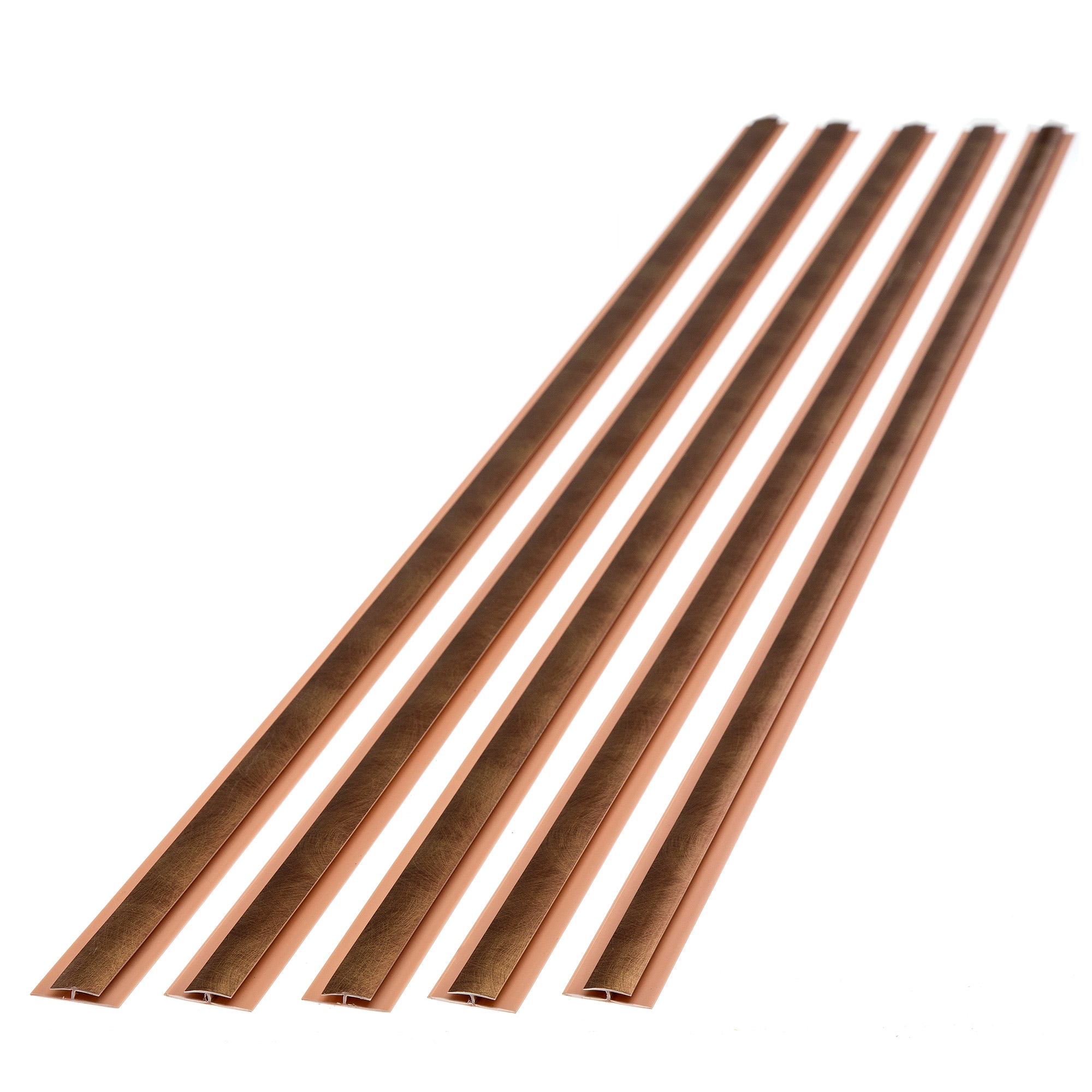 Fasade 14831 Divider Trim 0.25-in W x 47-in L Antique Bronze PVC T-shape Tile Edge Trim