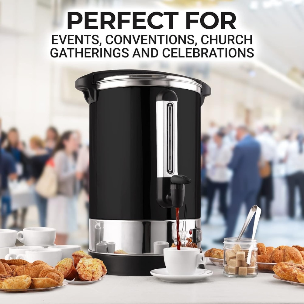 8L Catering Hot Water Boiler Tea Urn Coffee Commercial Electric Stainless  Steel!