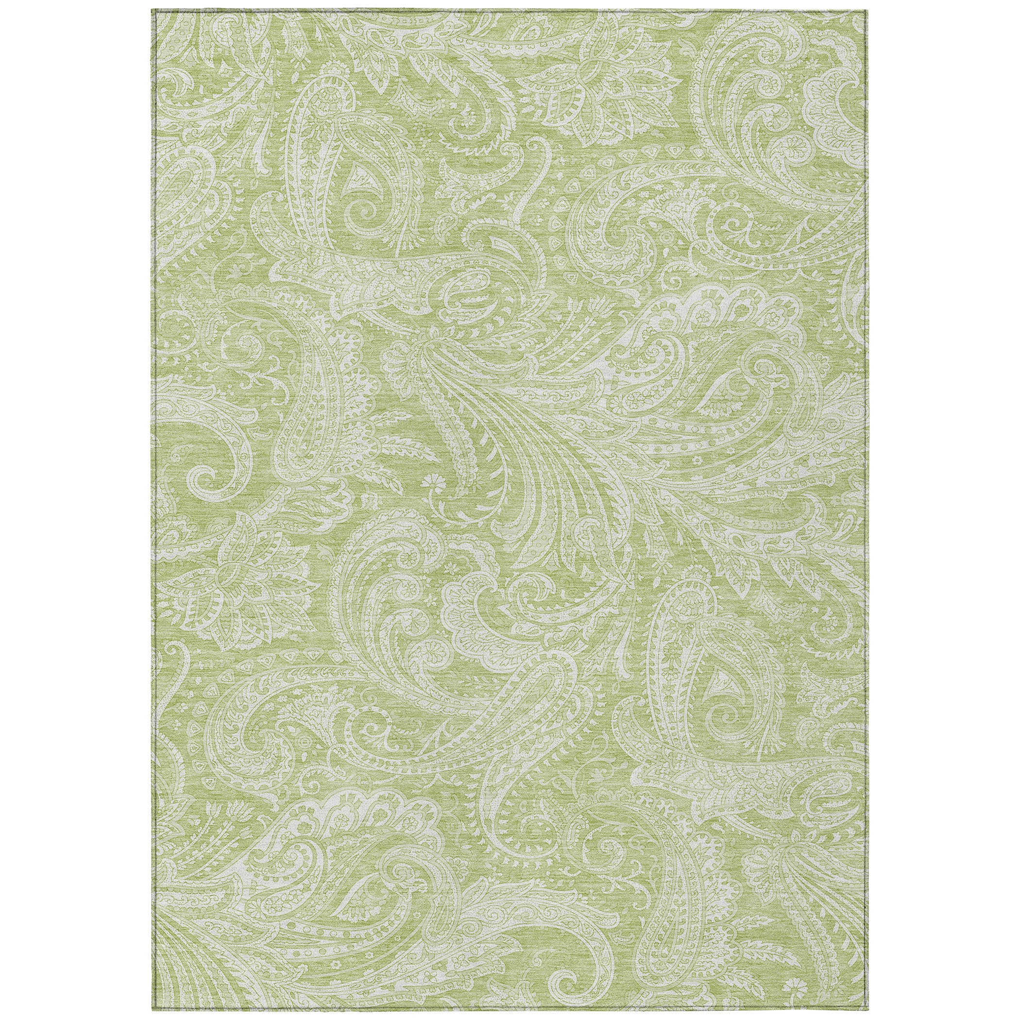 Addison Rugs ACN654AL8X10 Chantille ACN654AL 8 x 10 (ft) Polyester Aloe Rectangular Indoor/Outdoor Geometric Machine washable Area rug