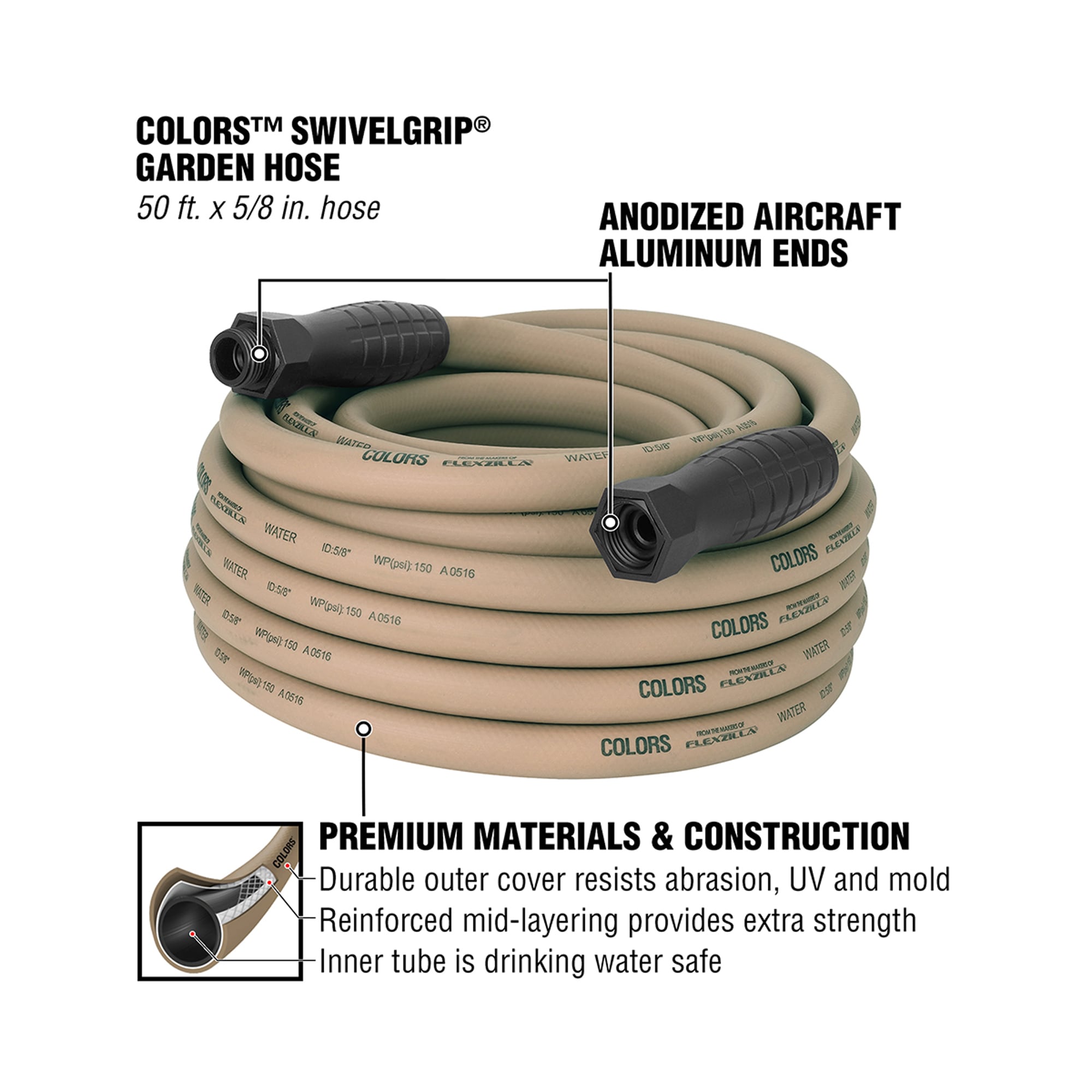 Flexzilla HFZC550BRS Water-Hoses - View #2